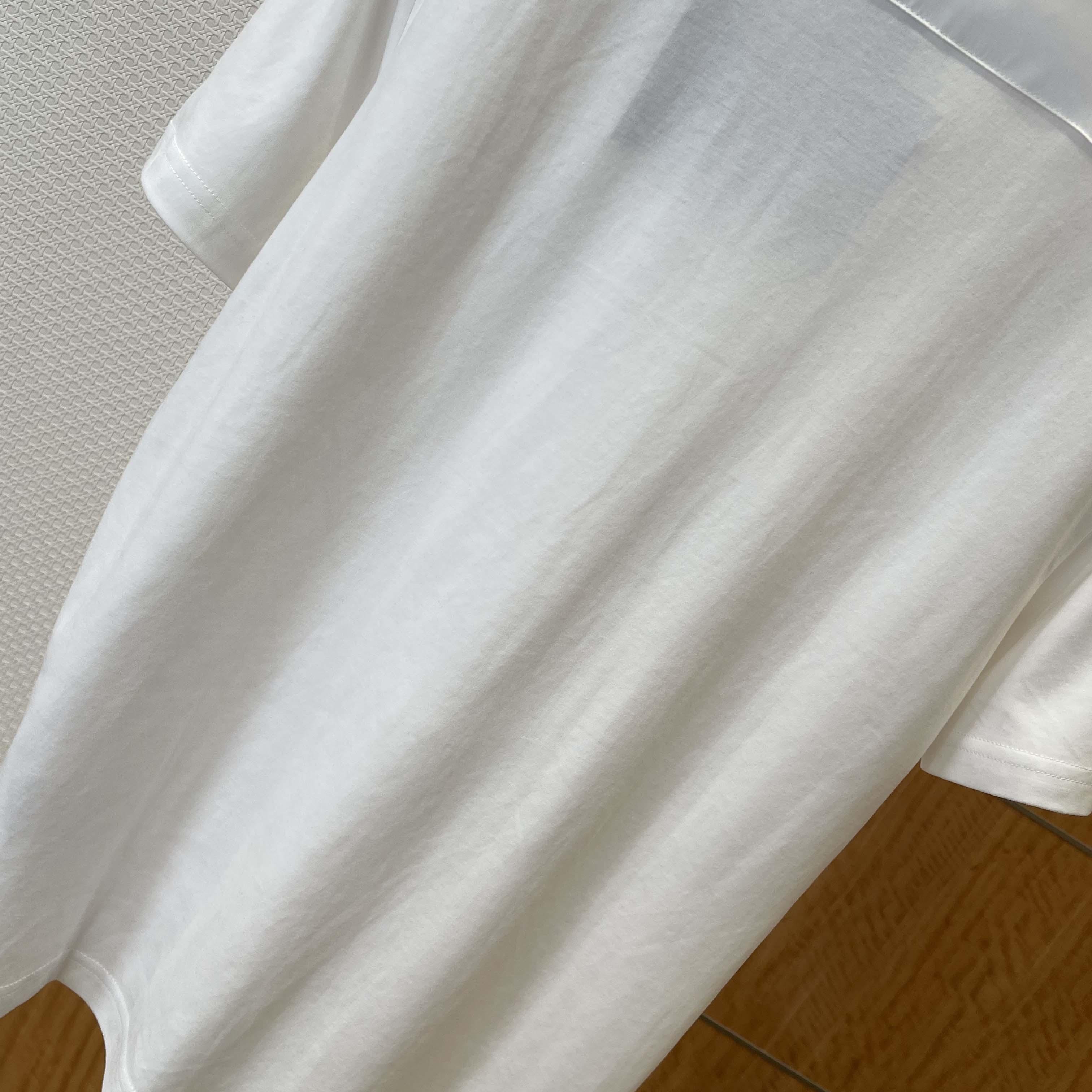 Prada Stretch Cotton Polo Shirt With Re-Nylon Details - FashionPlug