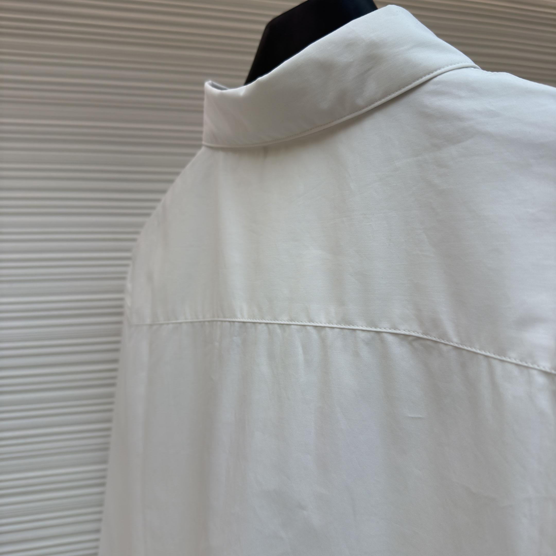 Dior Shirt with CD Box Embroidery - FashionPlug