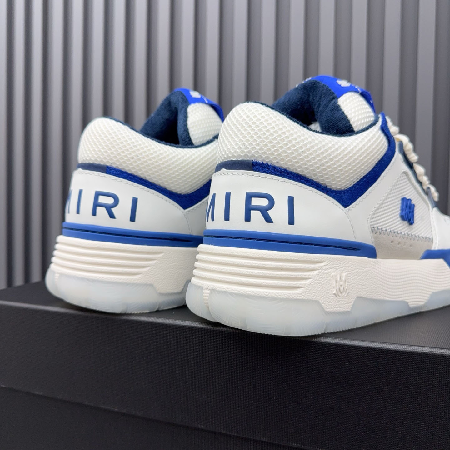 Amiri MA-1 'White Navy' - FashionPlug