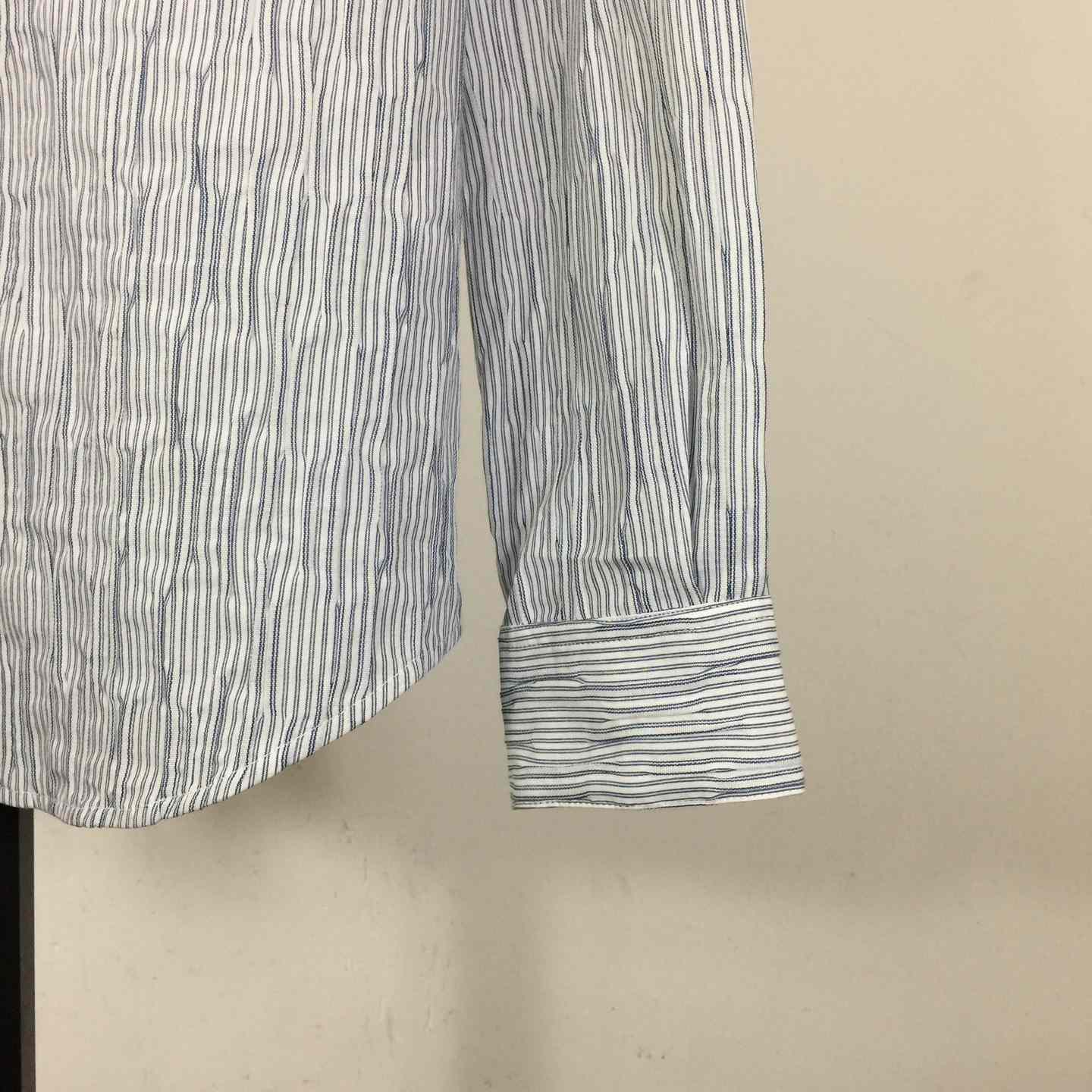 Loewe Striped Long-Sleeve Shirt 'Blue/White' - FashionPlug