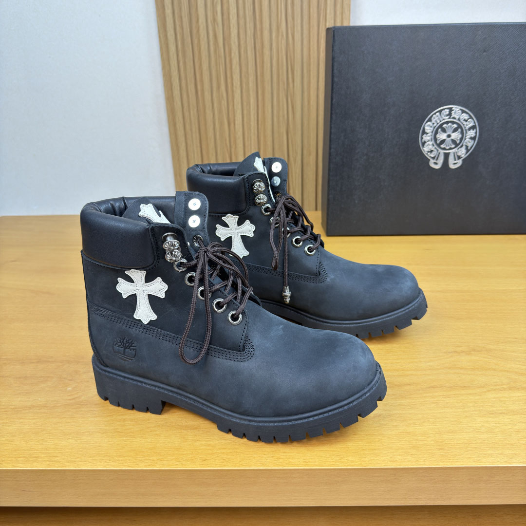Chrome Hearts x Timberland 6-inch Boots - FashionPlug