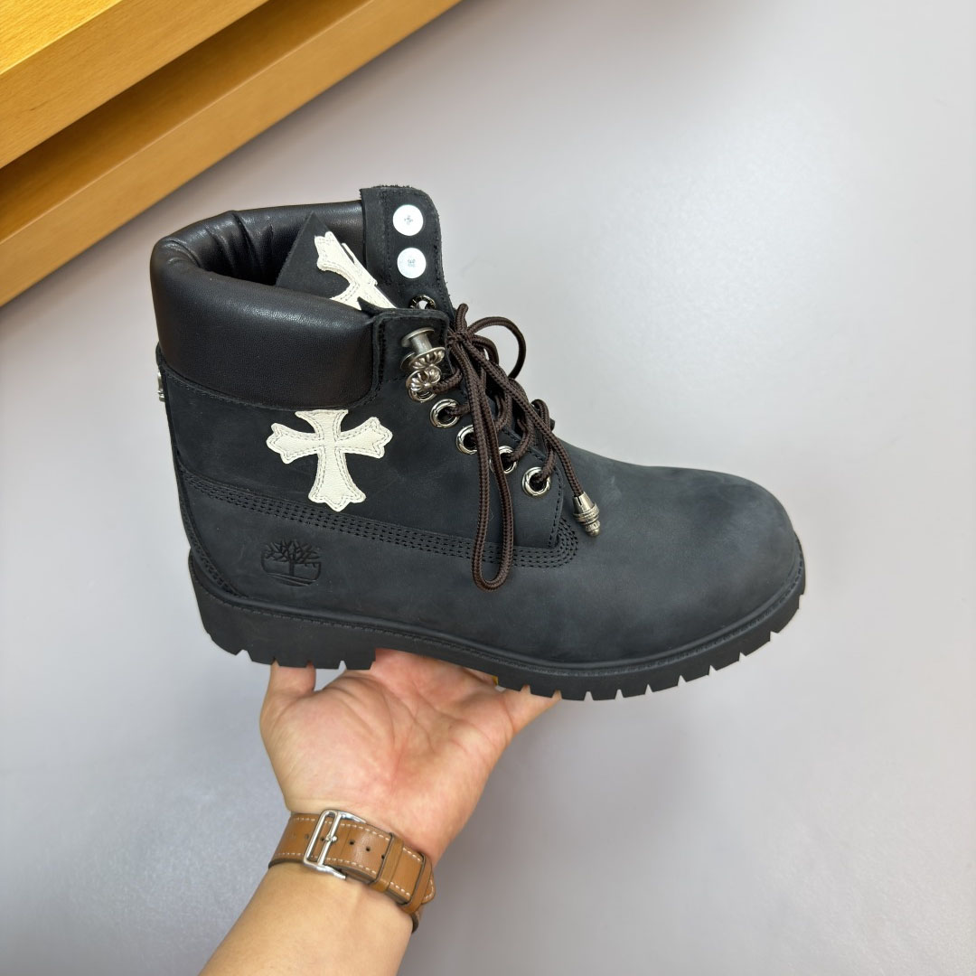 Chrome Hearts x Timberland 6-inch Boots - FashionPlug