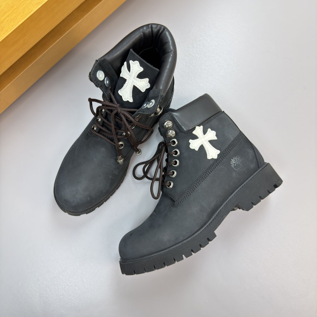 Chrome Hearts x Timberland 6-inch Boots - FashionPlug