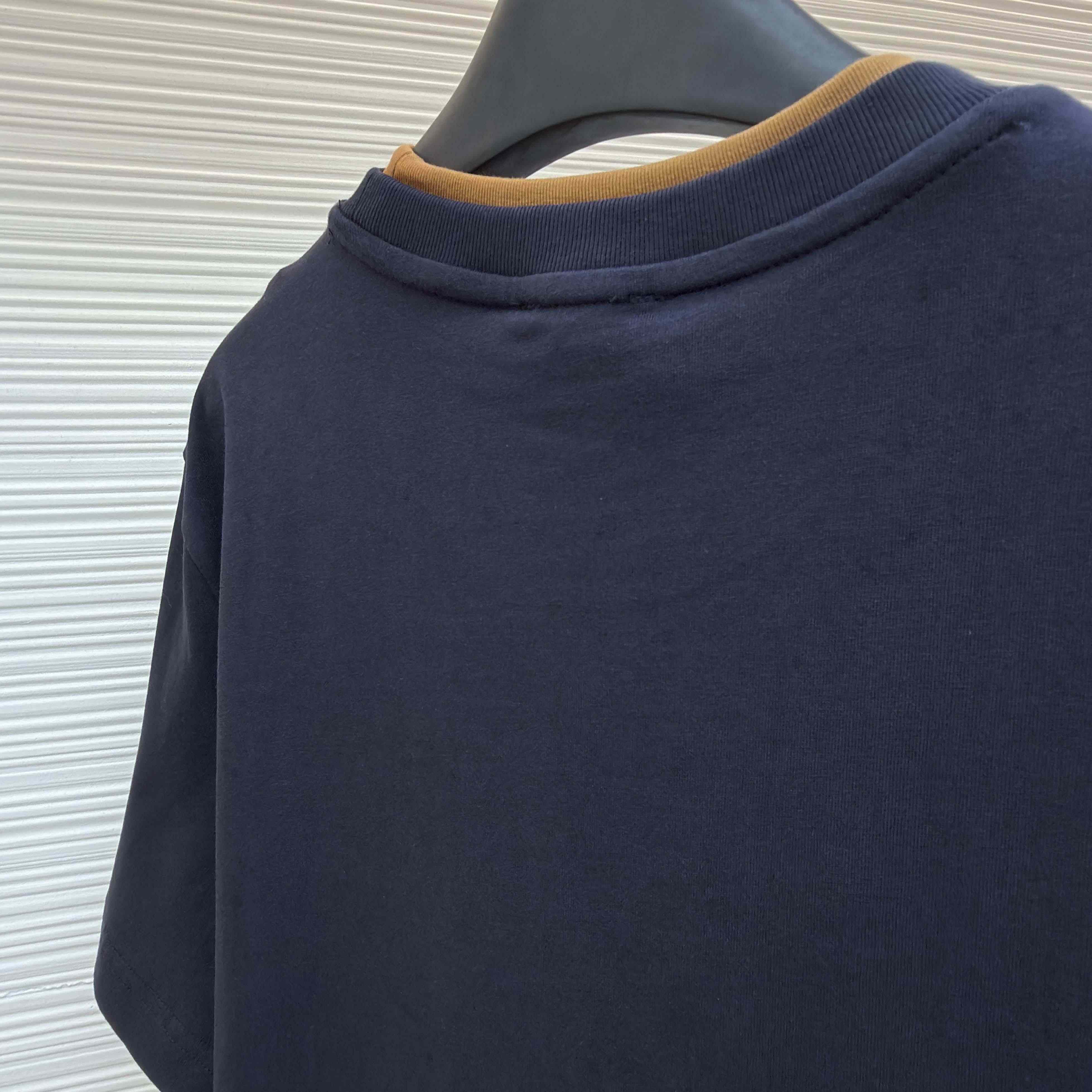 Moncler Embroidered Logo Cotton T-Shirt - FashionPlug