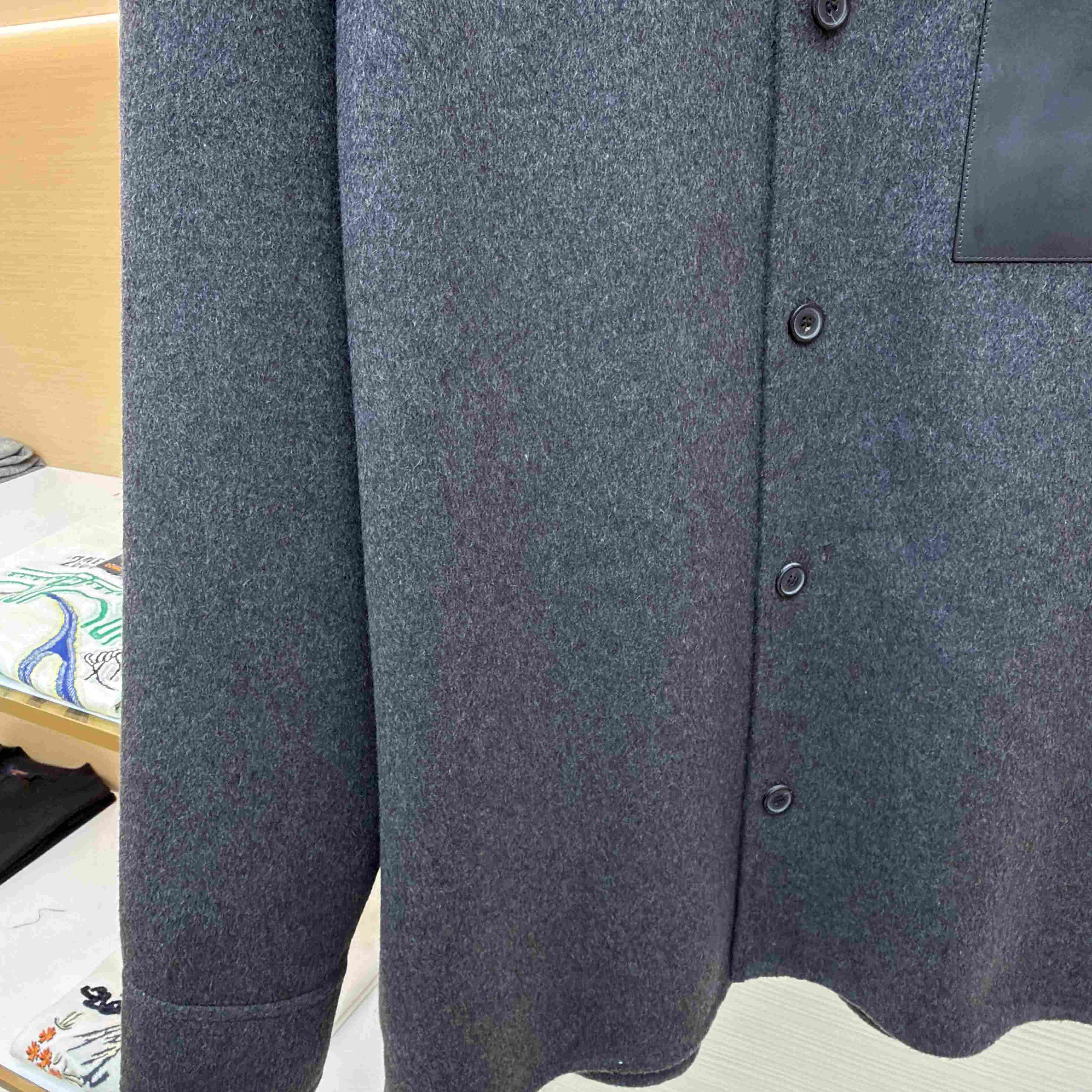 Loewe Overshirt In Wool And Cashmere - FashionPlug