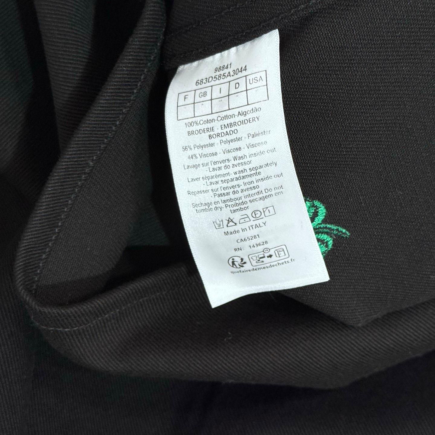 Dior Overshirt with Dior Clover Embroidery  - FashionPlug