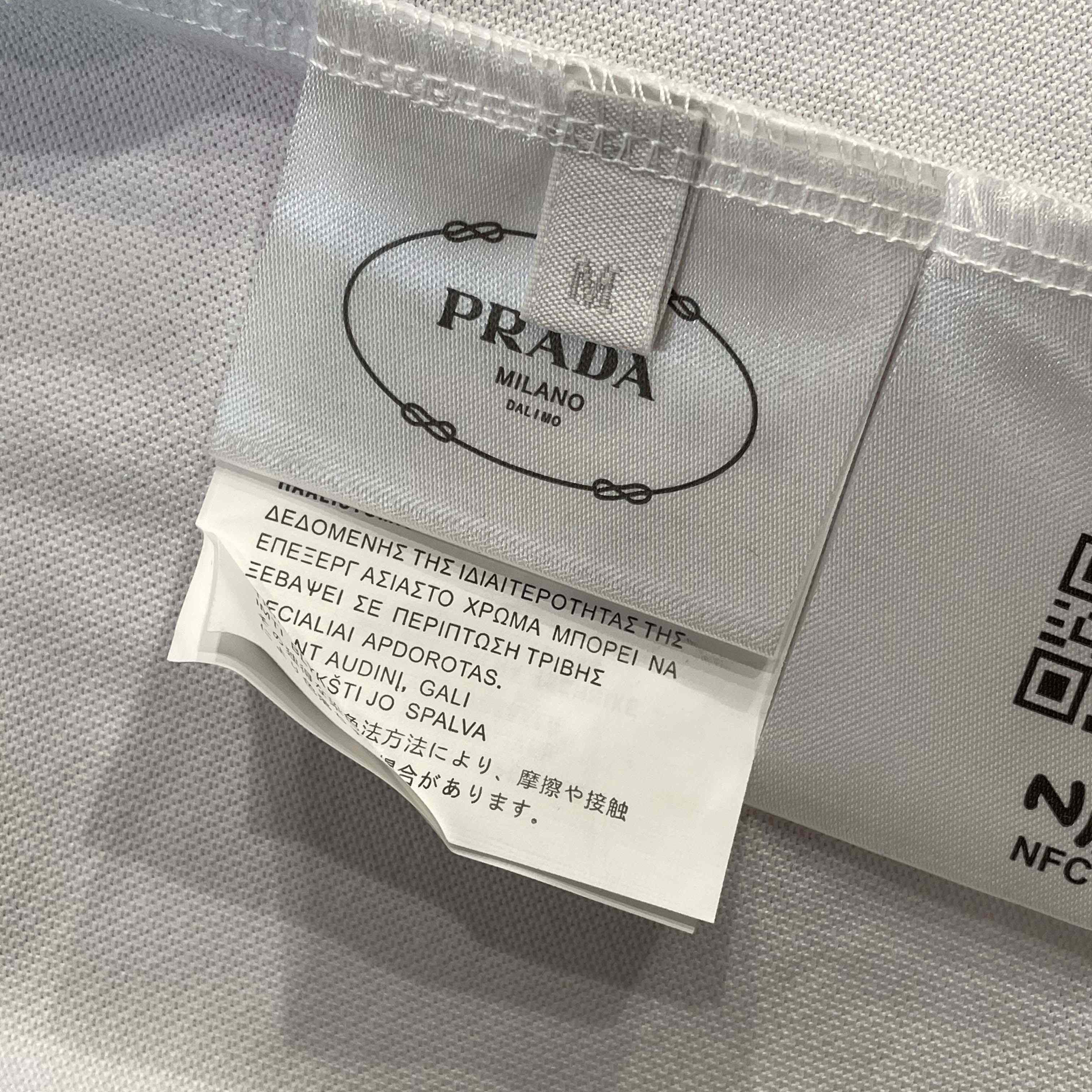 Prada Piqué Polo Shirt - FashionPlug
