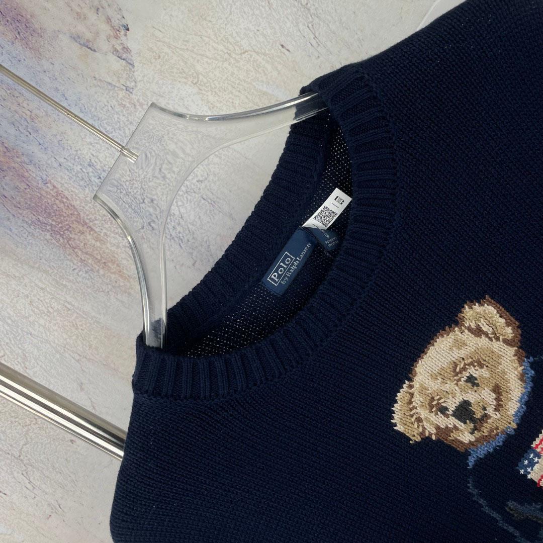 Ralph Lauren Polo Bear Cotton Sweater - FashionPlug