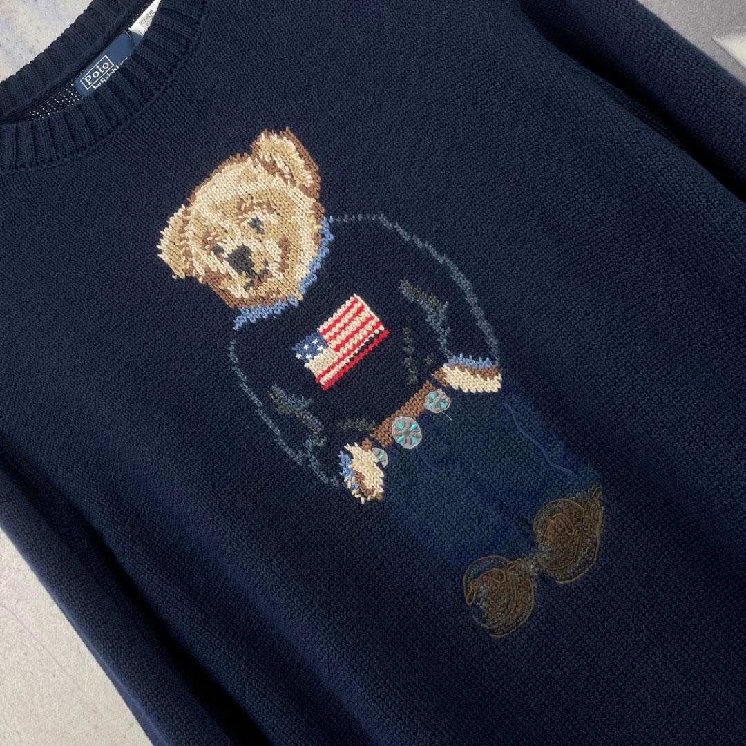 Ralph Lauren Polo Bear Cotton Sweater - FashionPlug