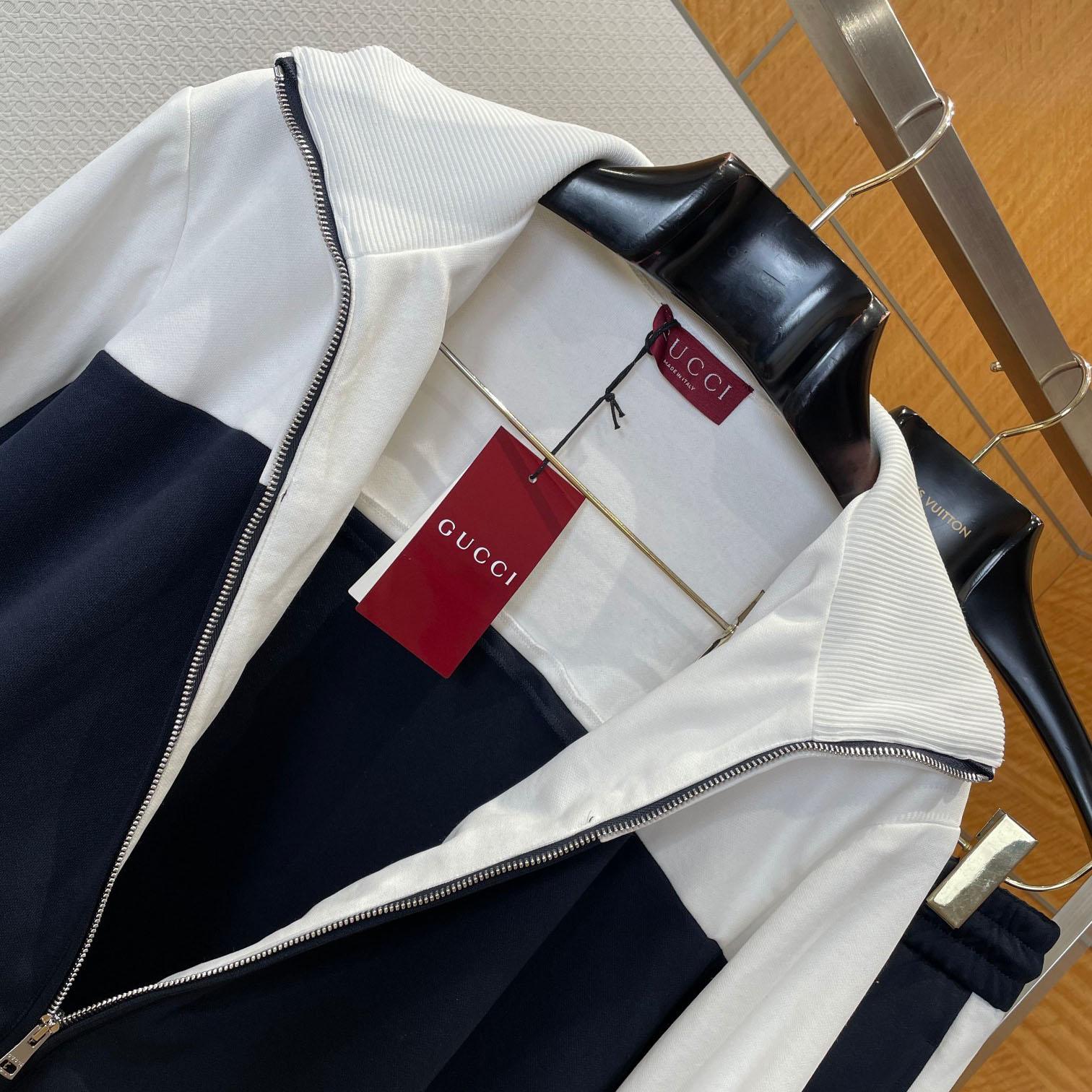 Gucci Technical Jersey Zip Jacket - FashionPlug