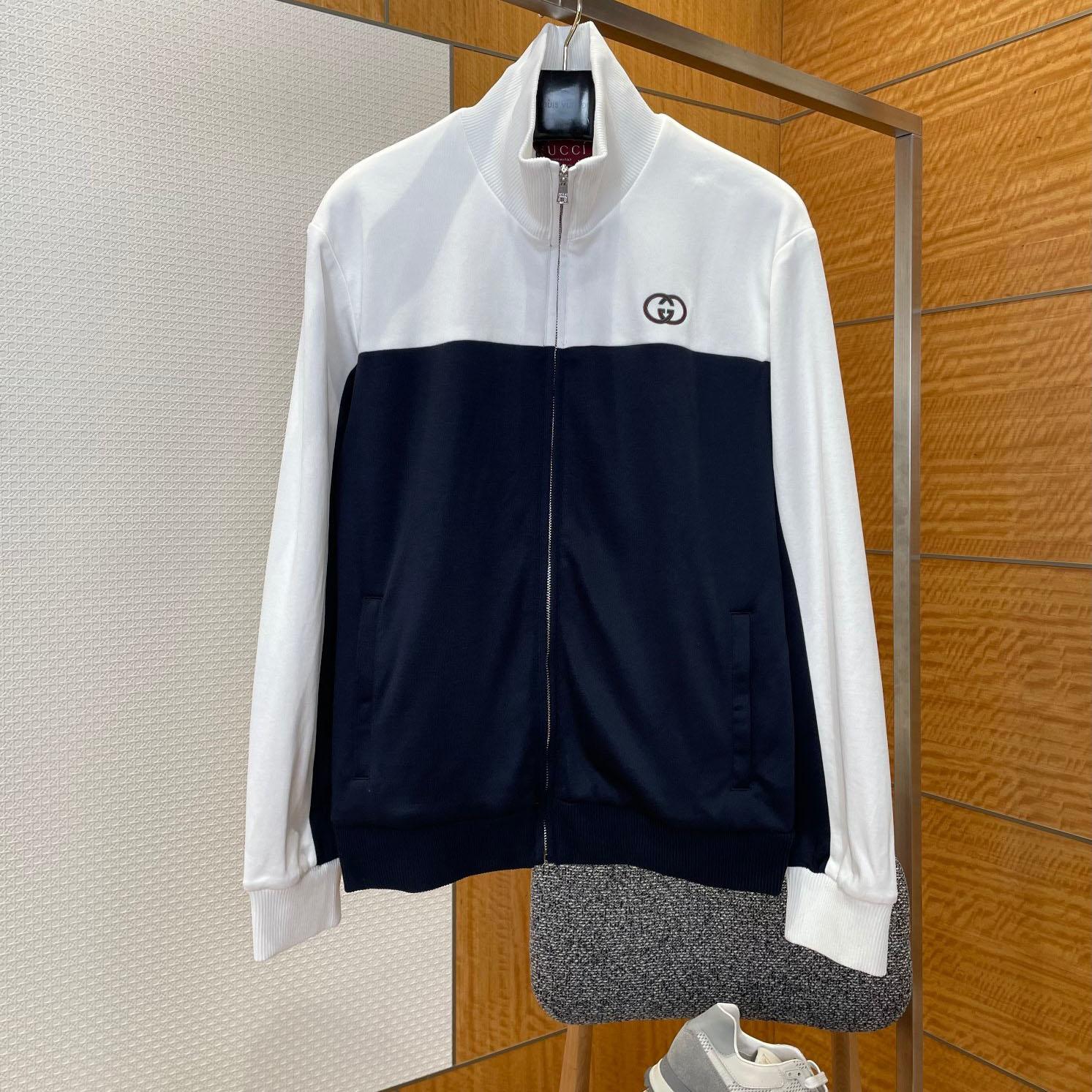 Gucci Technical Jersey Zip Jacket - FashionPlug