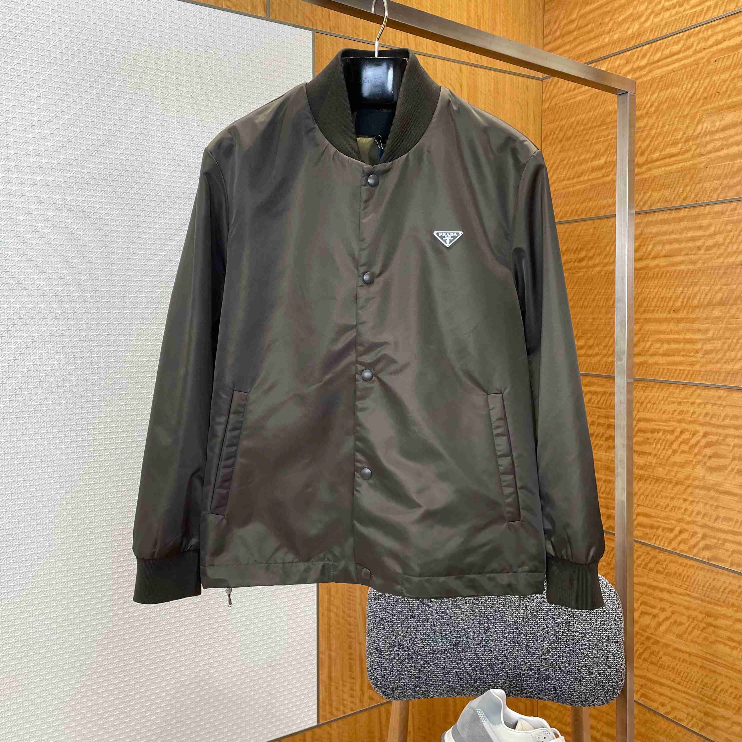 Prada Re-Nylon Bomber Jacket - FashionPlug