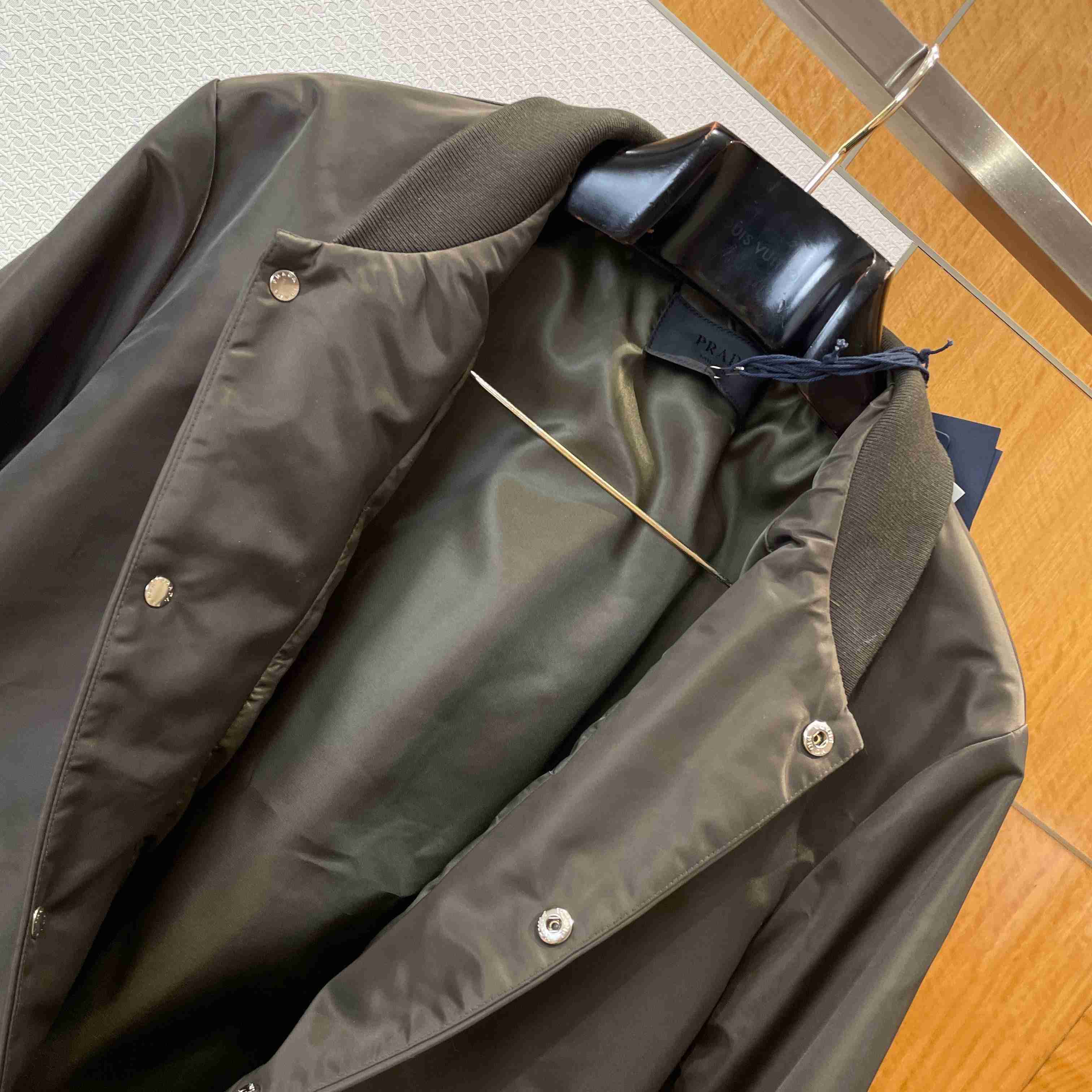 Prada Re-Nylon Bomber Jacket - FashionPlug