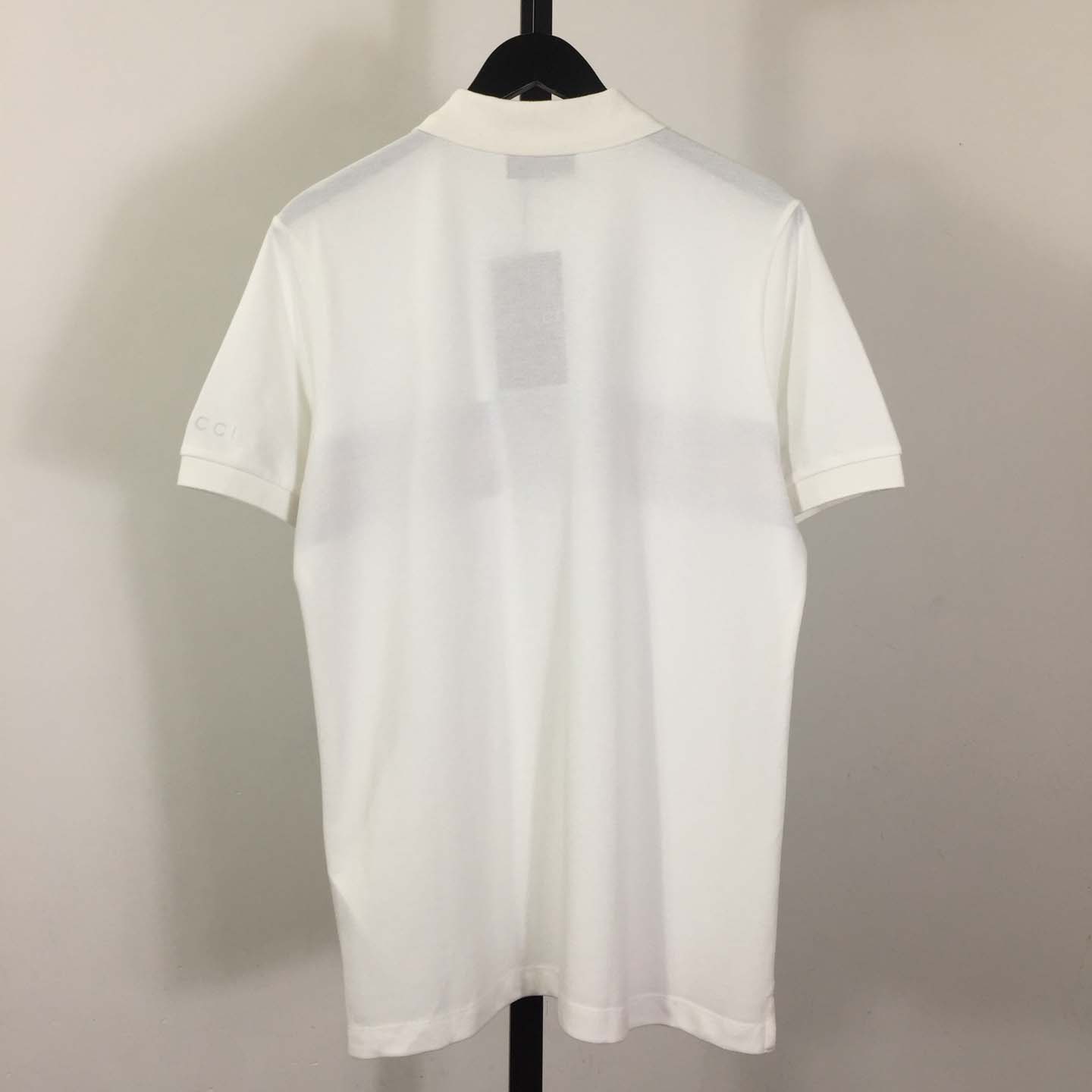 Gucci Cotton Piquet Polo Shirt With Web  - FashionPlug