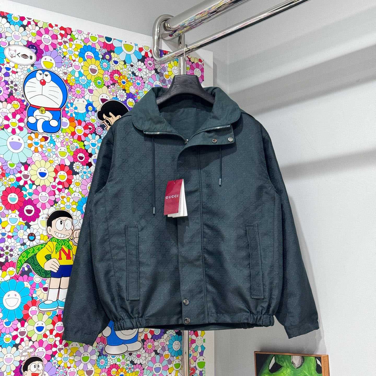 Gucci Reversible Cotton Ripstop Zip Jacket - FashionPlug