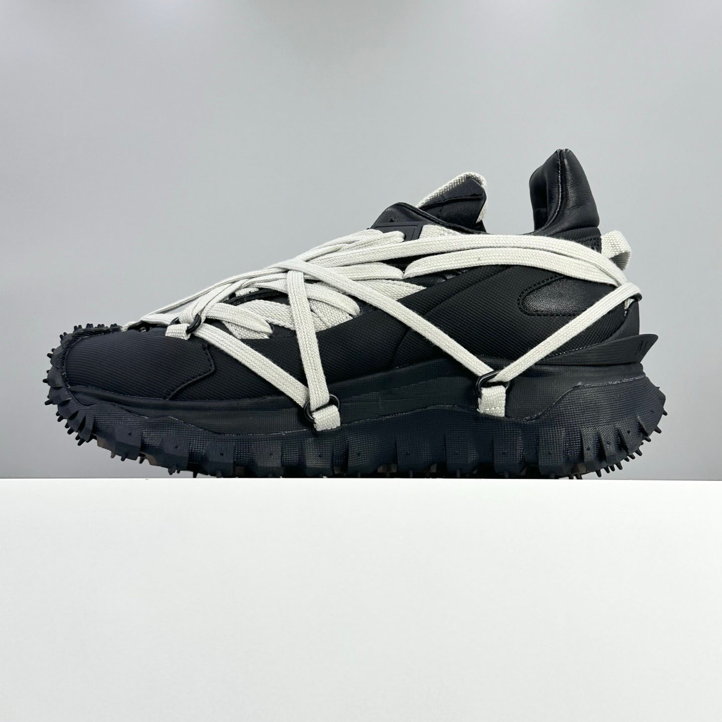 Moncler x Rick Owens Trailgrip Megalace Sneakers - FashionPlug
