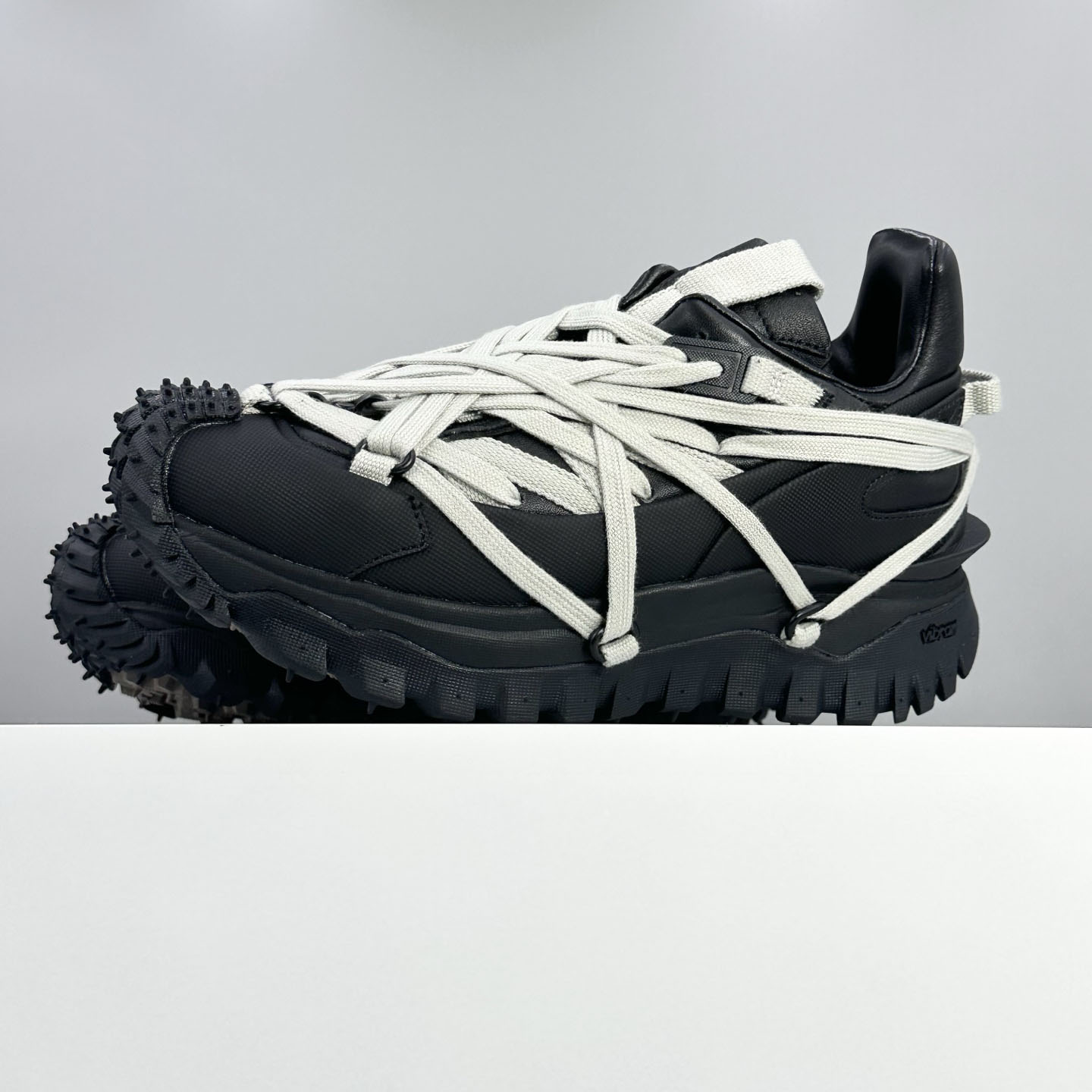 Moncler x Rick Owens Trailgrip Megalace Sneakers - FashionPlug