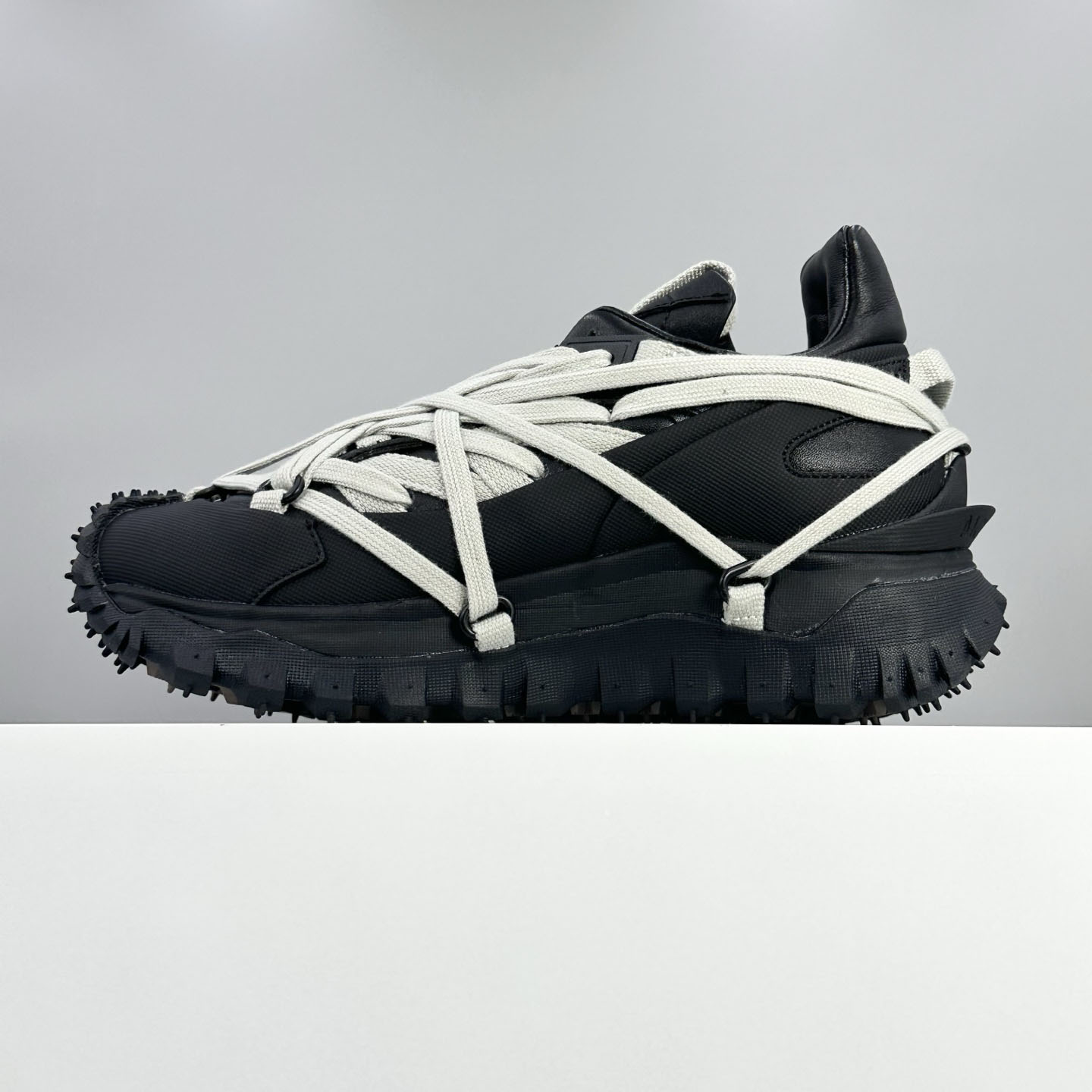 Moncler x Rick Owens Trailgrip Megalace Sneakers - FashionPlug