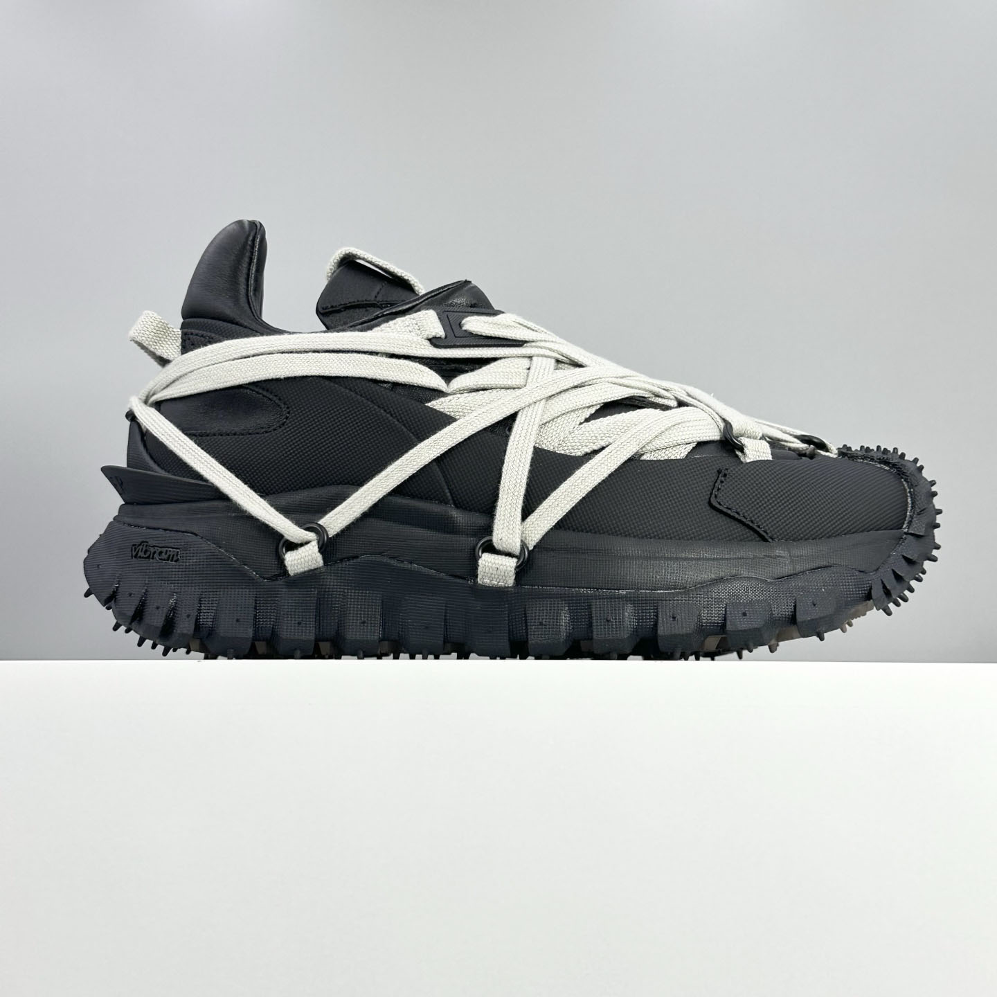 Moncler x Rick Owens Trailgrip Megalace Sneakers - FashionPlug