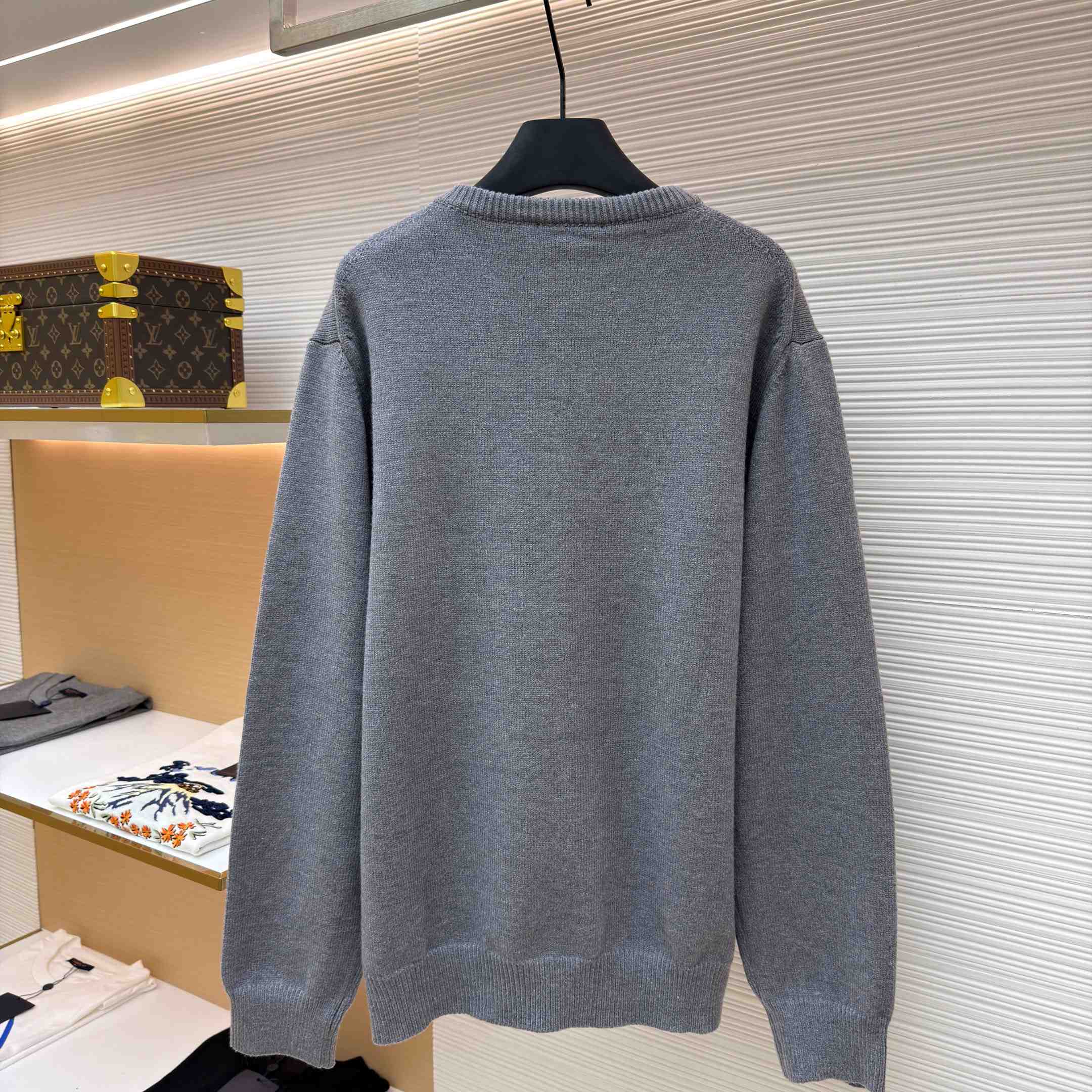 Gucci  Wool Sweater With Intarsia - FashionPlug