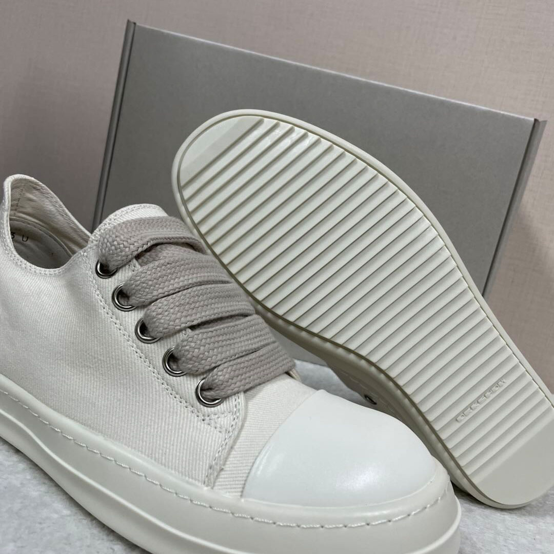Rick Owens Lace-up Sneakers - FashionPlug