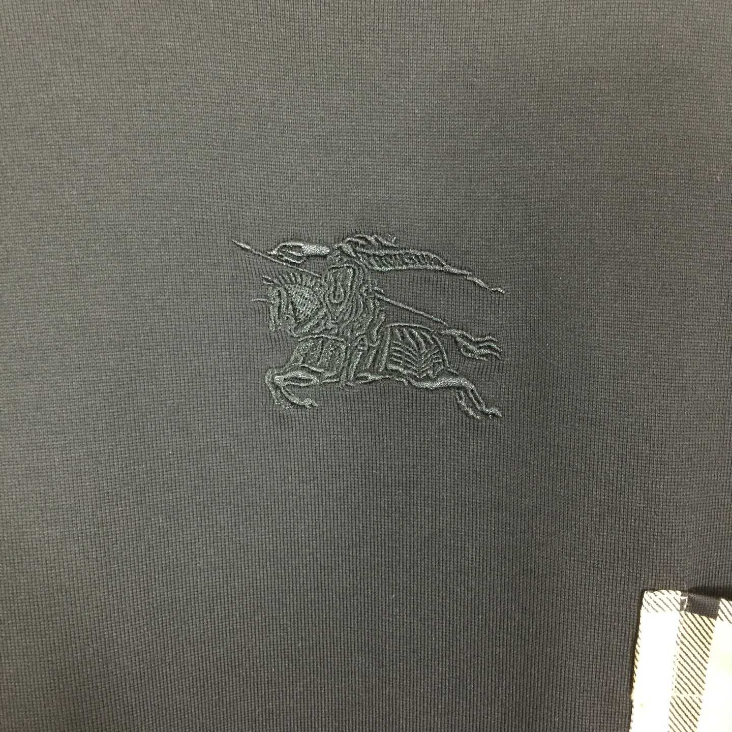 Burberry Check Pocket Cotton T-shirt - FashionPlug