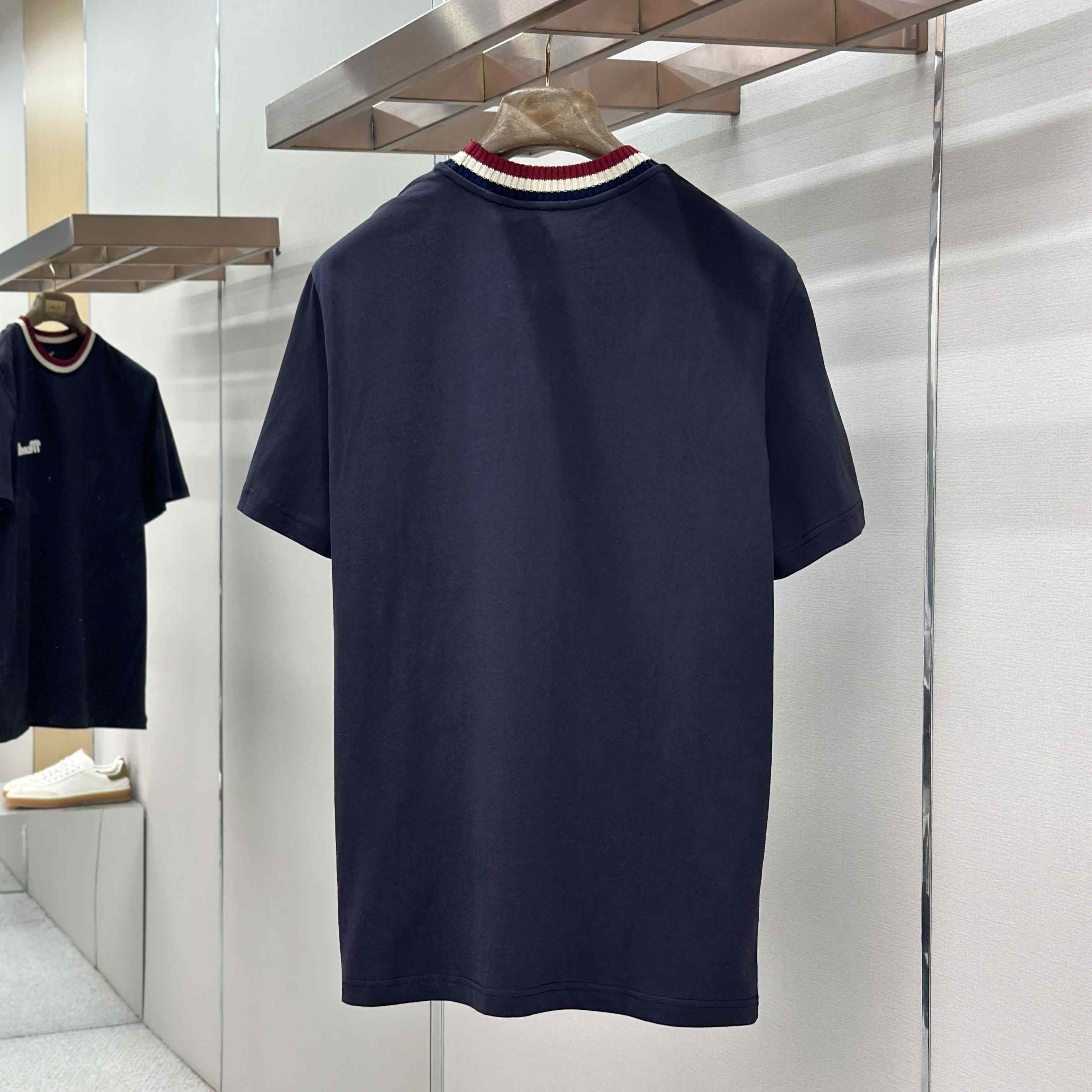 Moncler Embroidered Logo Cotton T-Shirt - FashionPlug