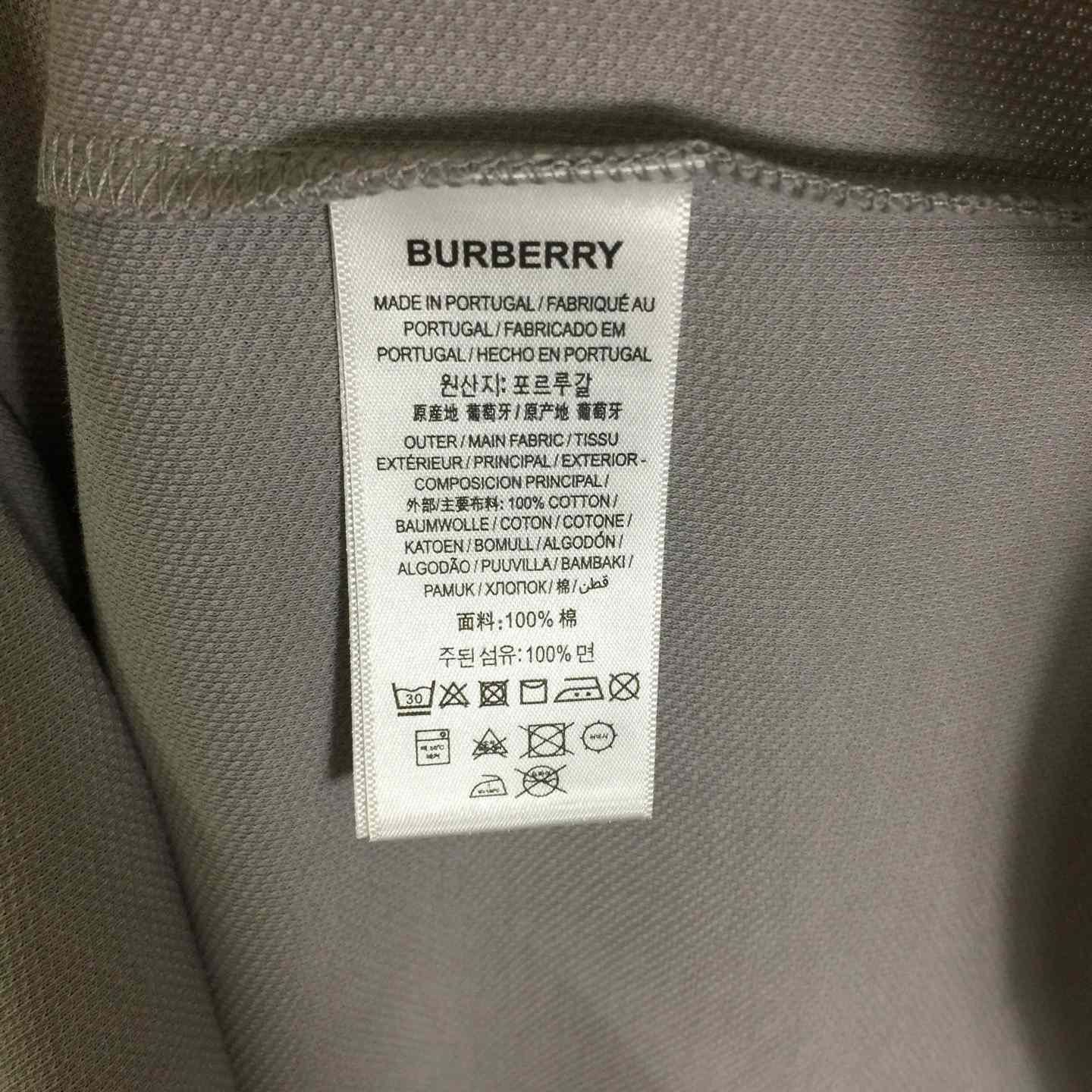 Burberry Cotton Polo Shirt - FashionPlug