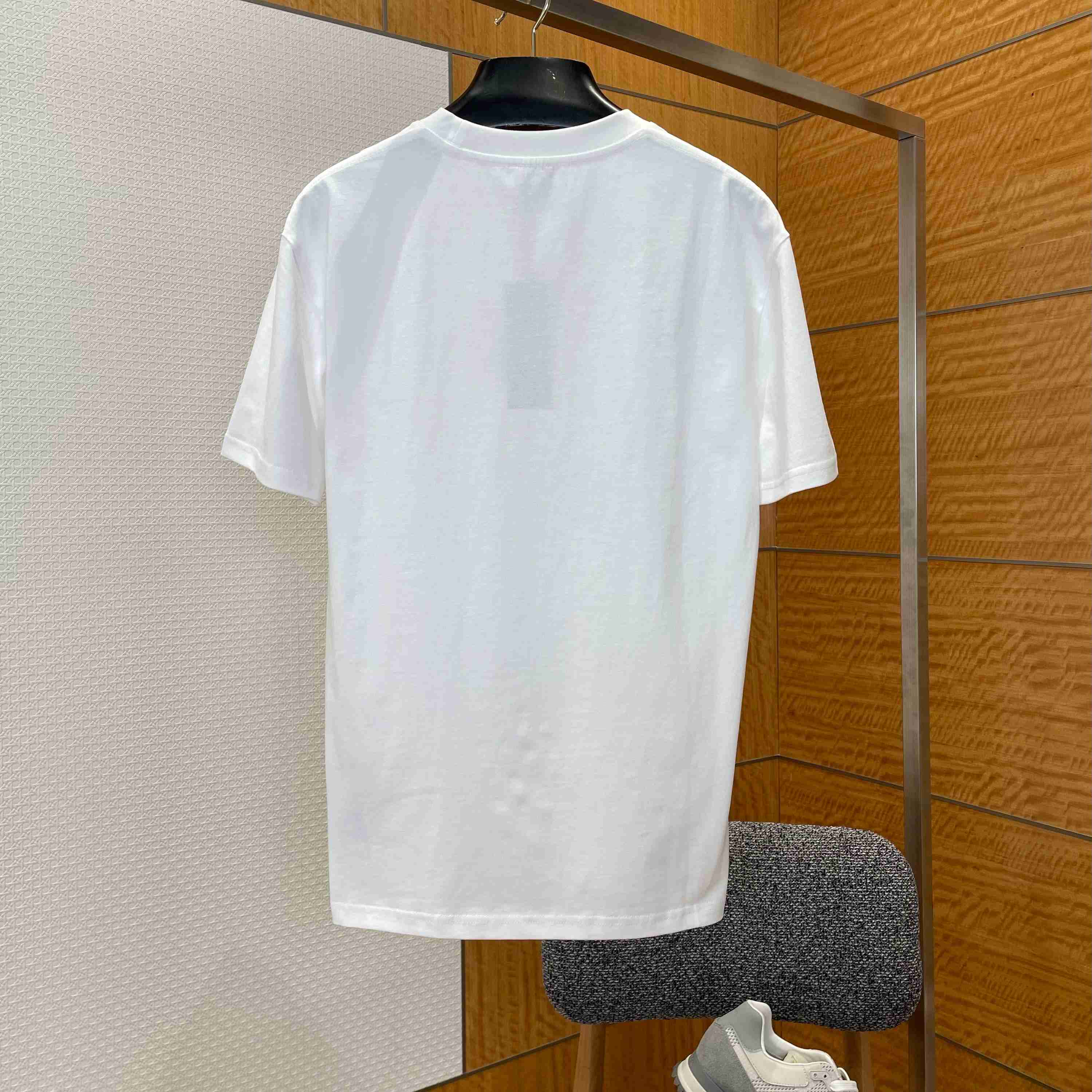 Dior T-Shirt with Dior Embroidery White - FashionPlug