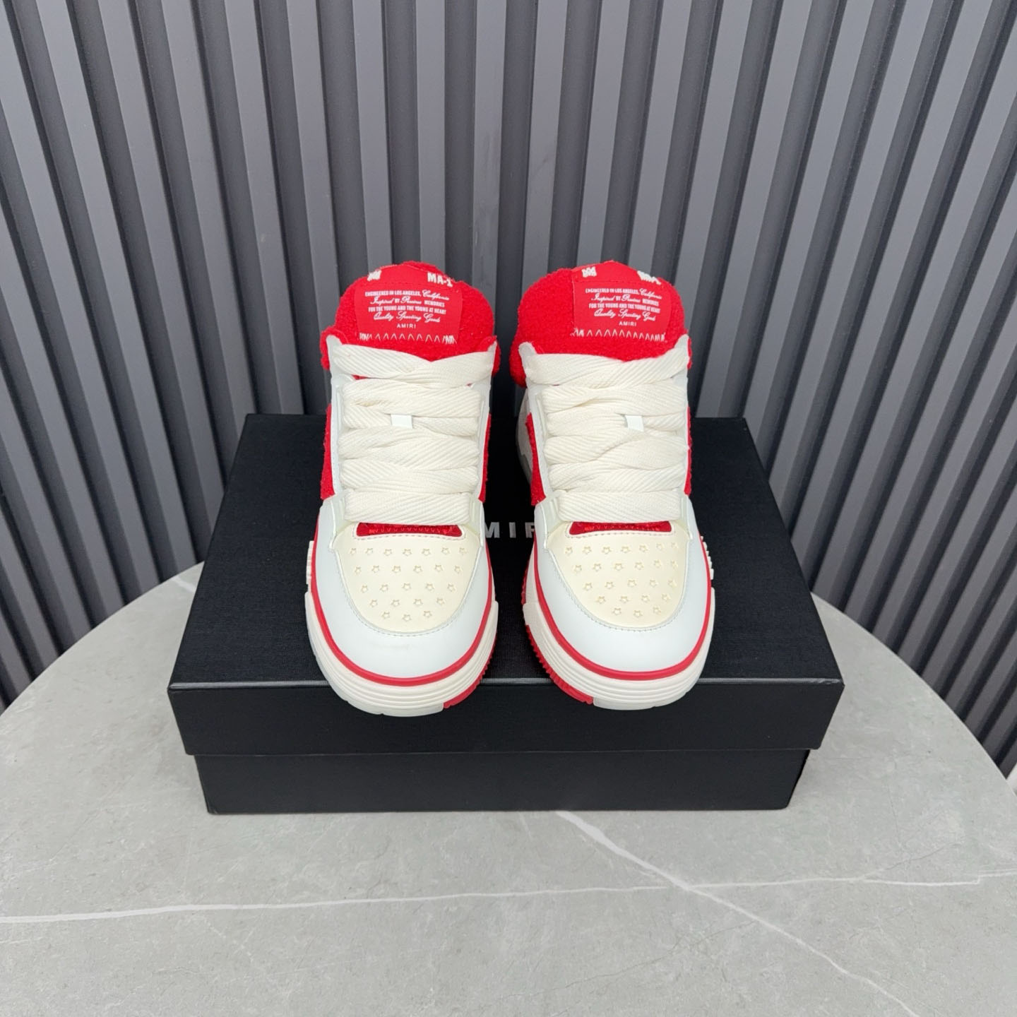 Amiri Varsity MA-1 'Varsity - Red' - FashionPlug