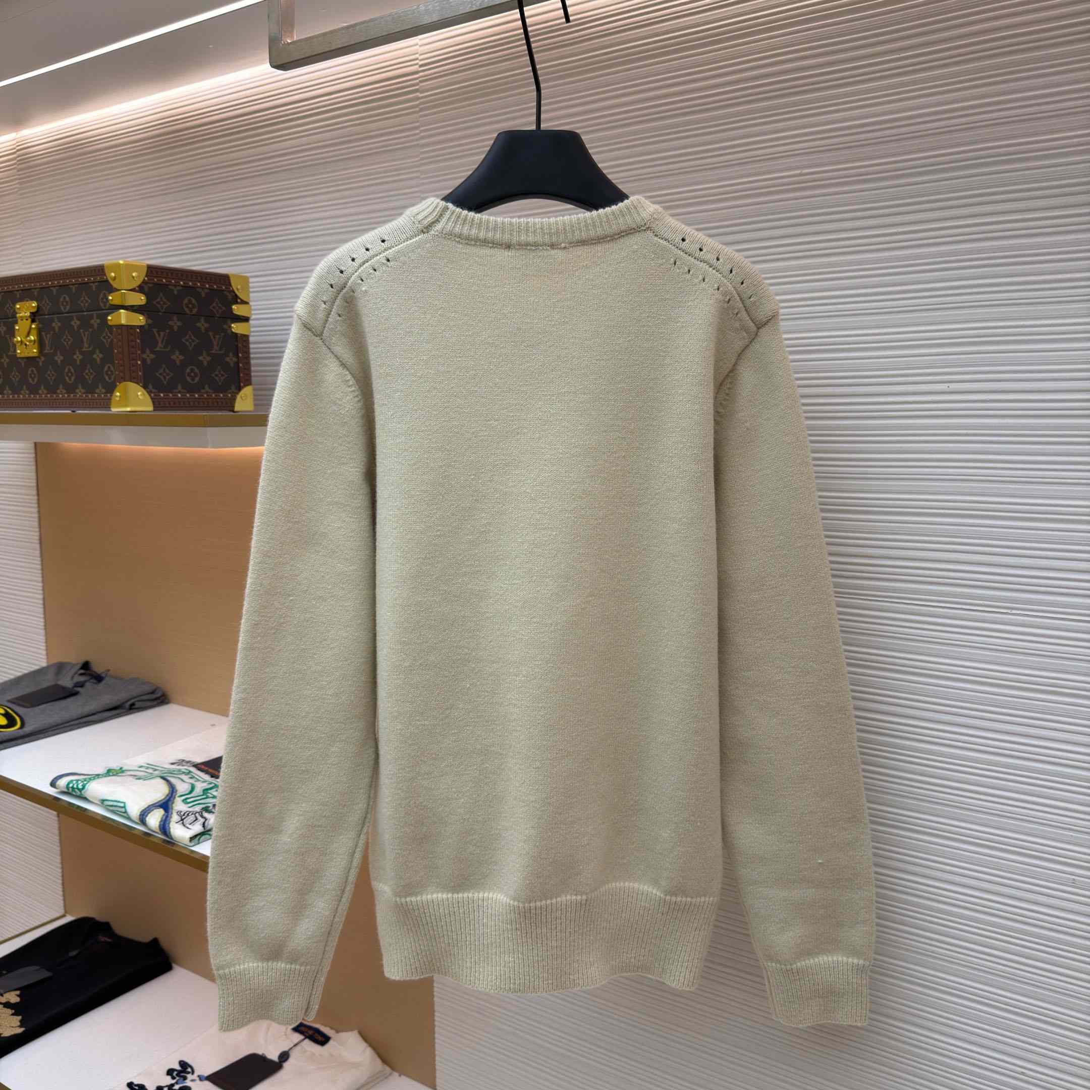 Celine Crewneck Sweater IN Cashmere - FashionPlug