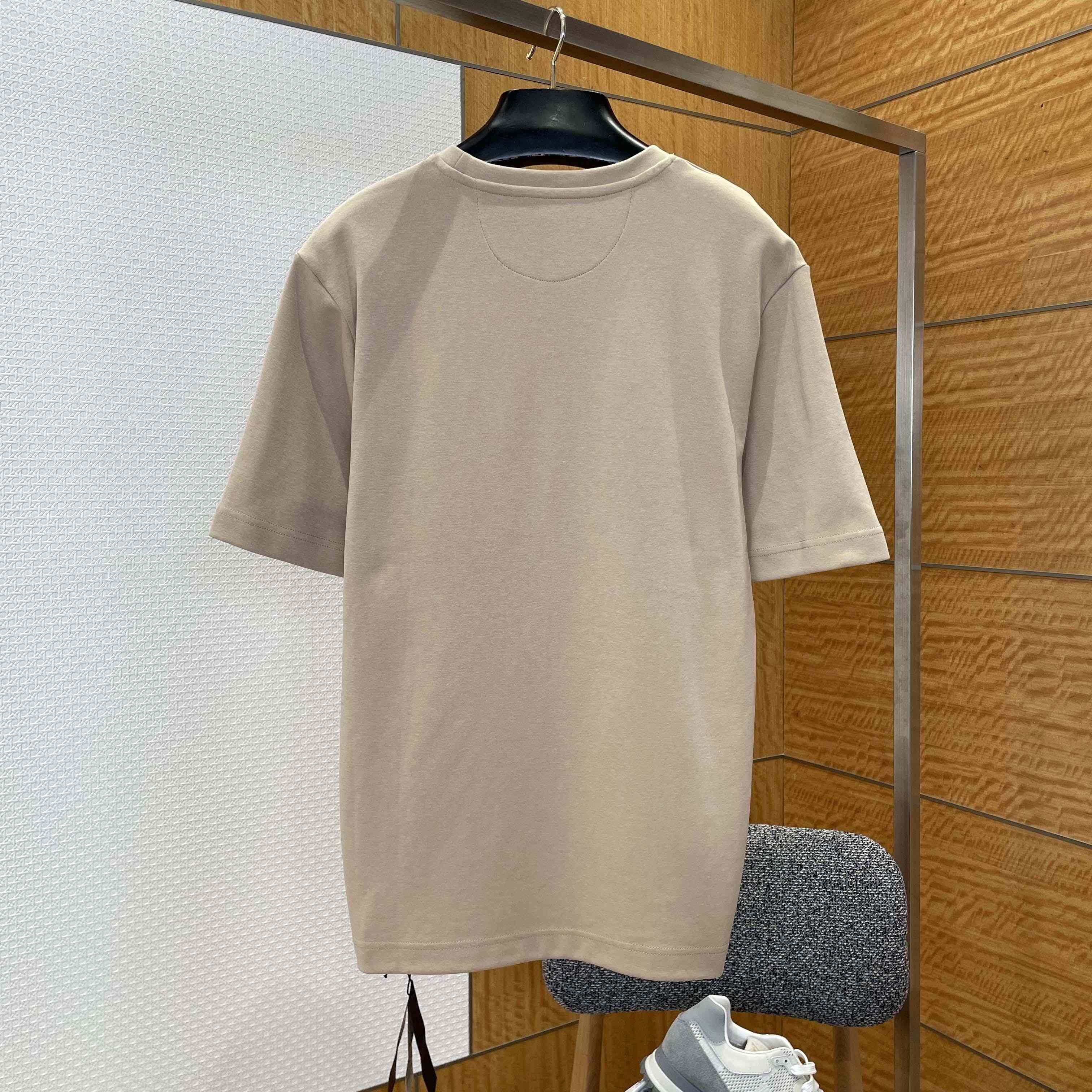 Fendi Beige Cotton T-shirt - FashionPlug