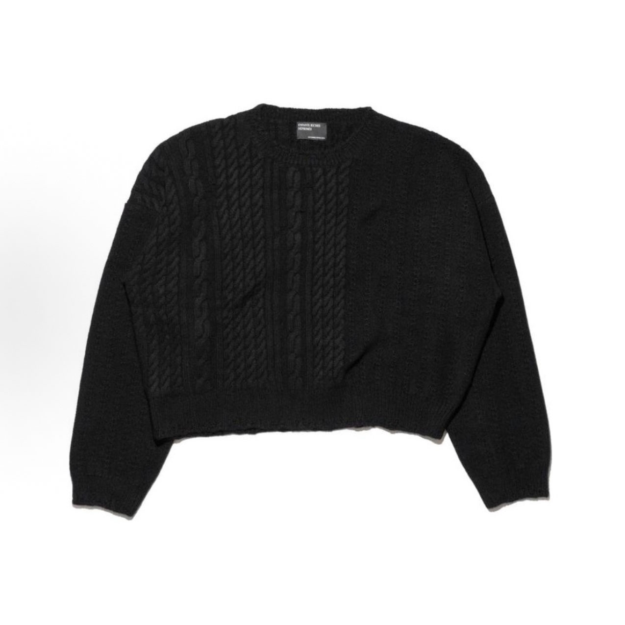 Enfants Riches Déprimés Oversized Cable-knit Cashmere Sweater - FashionPlug