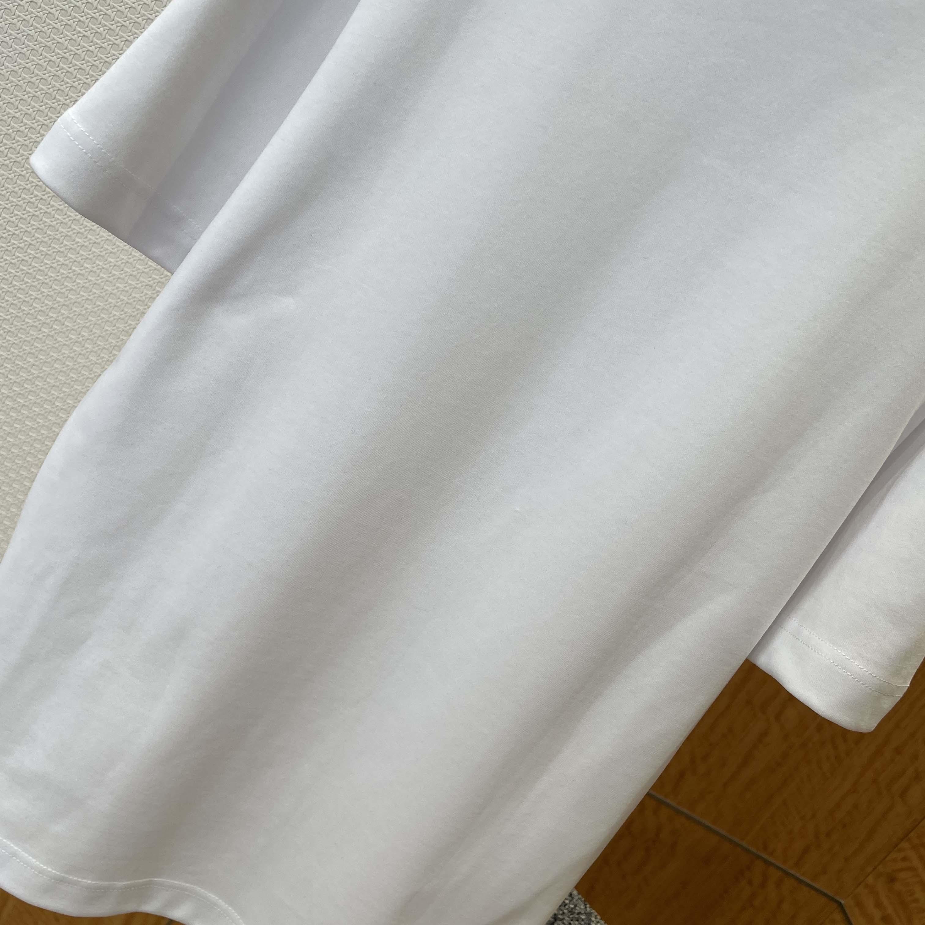 Fendi White Cotton T-shirt - FashionPlug