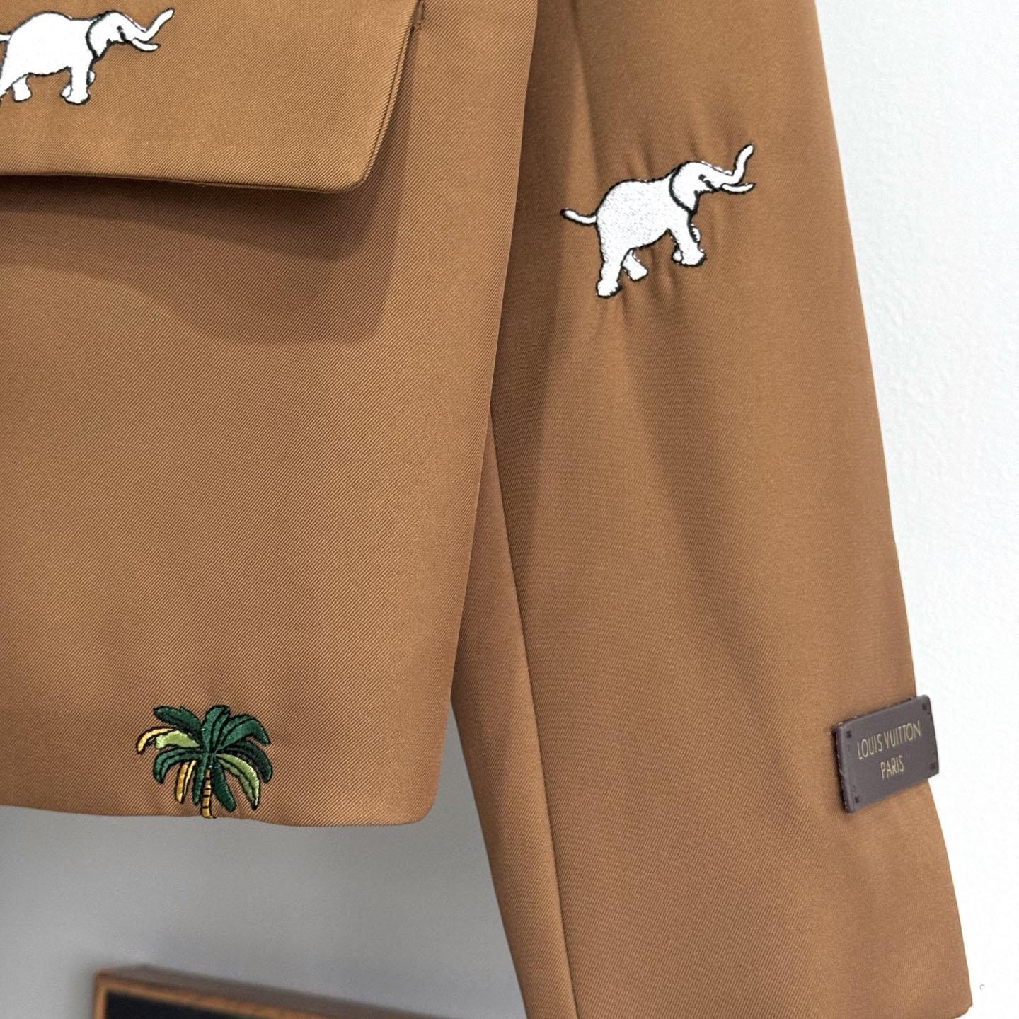 Louis Vuitton LV x The Darjeeling Limited Single-Breasted Jacket   1AJVIU - FashionPlug