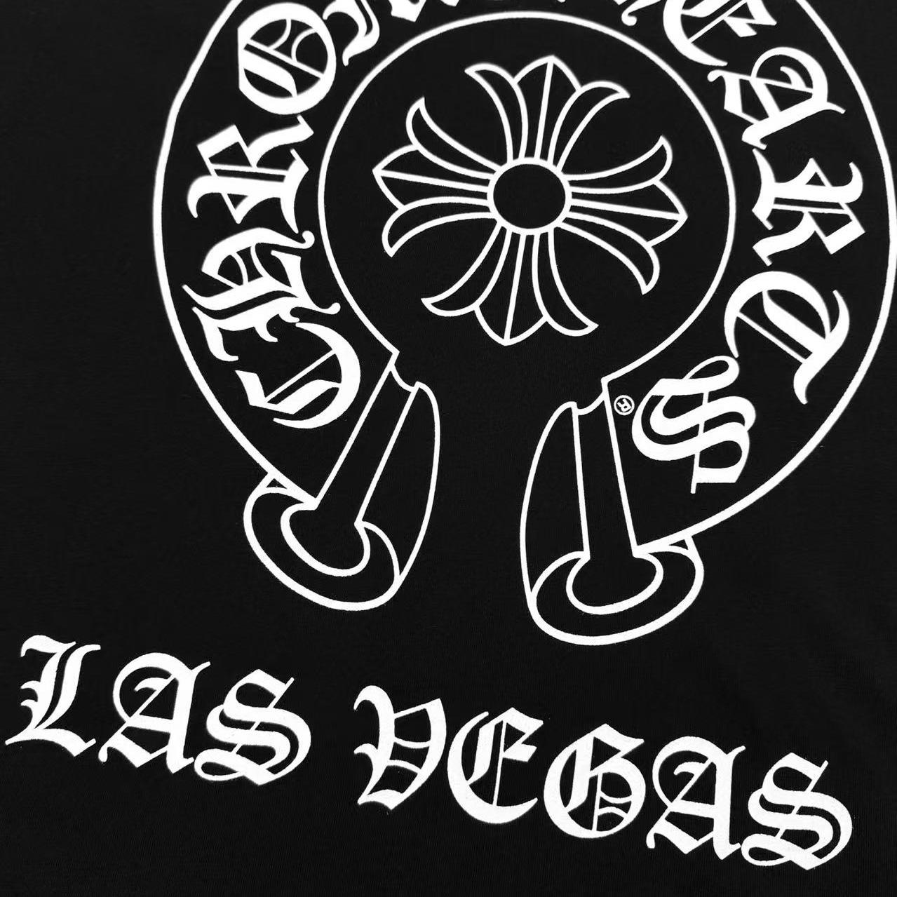 Chrome Hearts Las Vegas Exclusive Horseshoe Logo Pocket T-Shirt 'Black' - FashionPlug