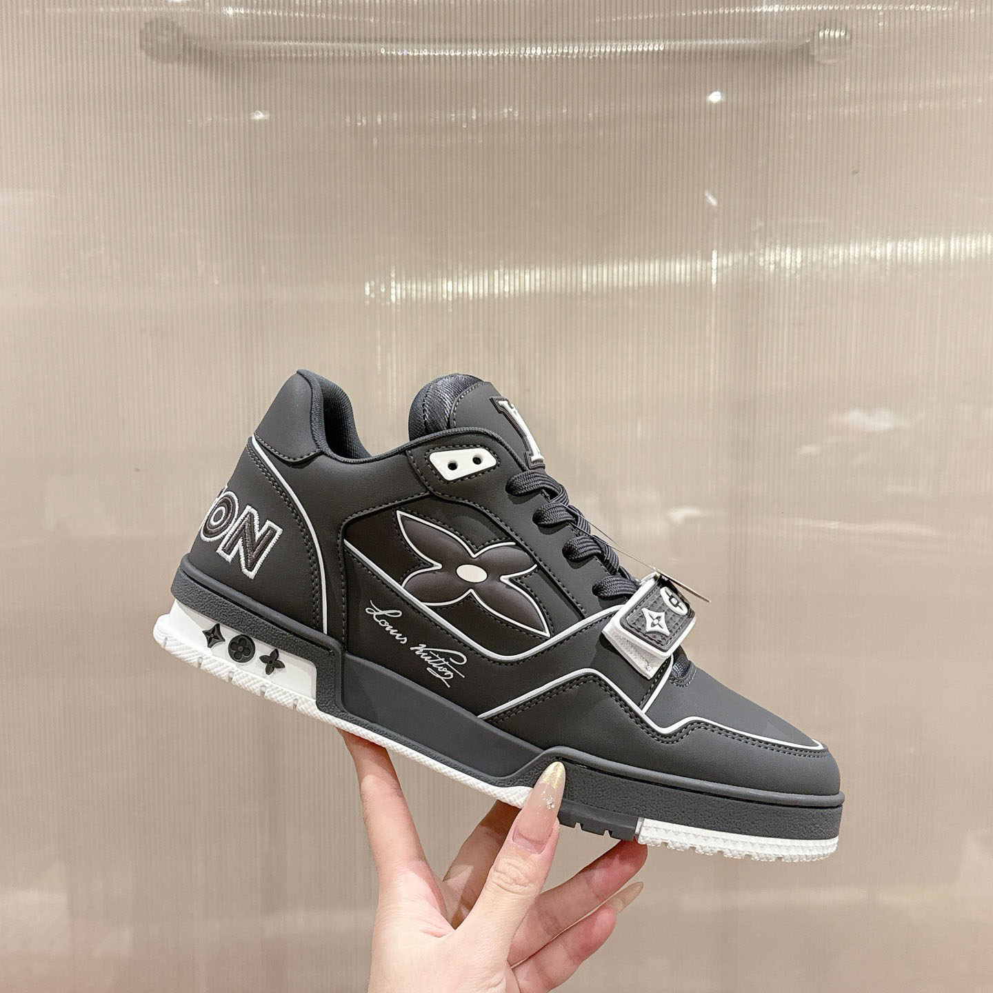 Louis Vuitton LV Trainer Sneaker   1AJAI3 - FashionPlug