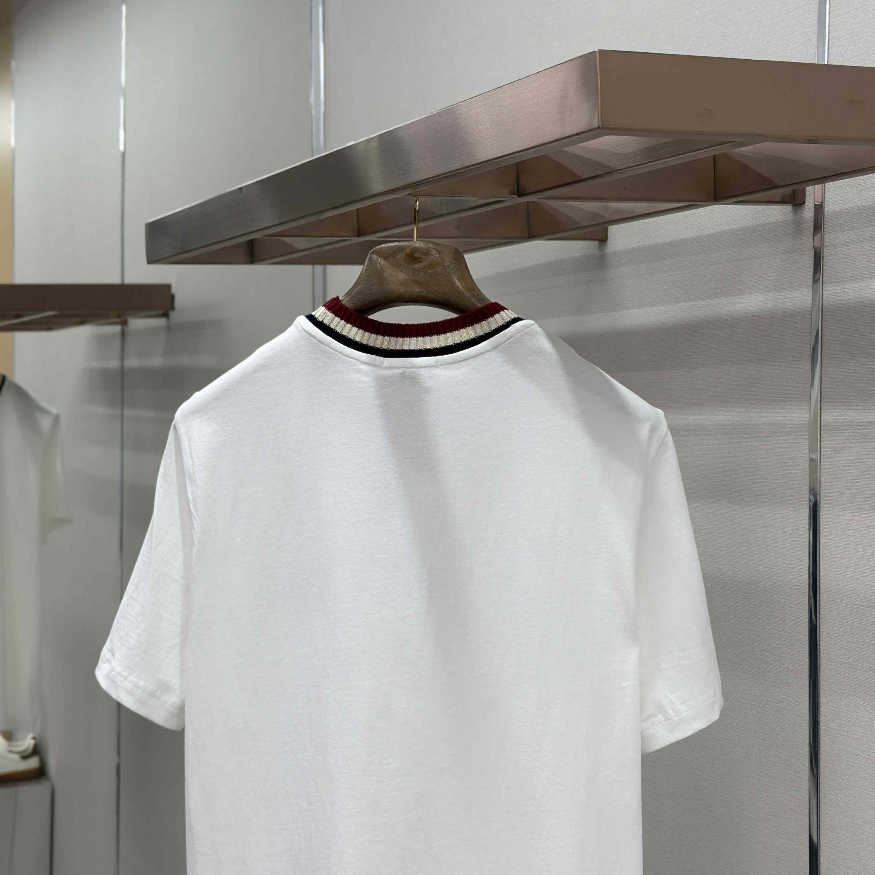 Moncler Embroidered Logo Cotton T-Shirt - FashionPlug