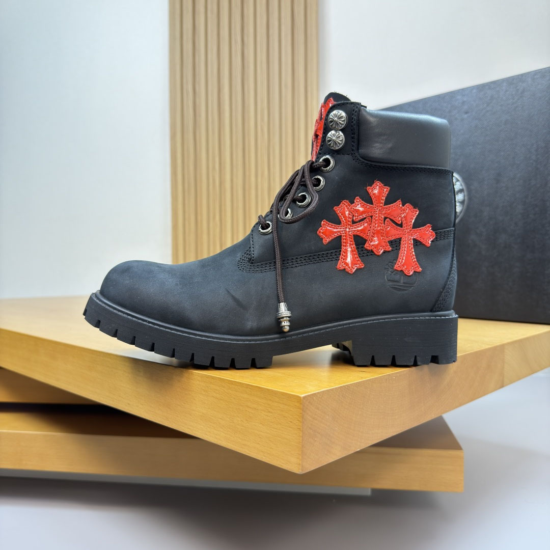 Chrome Hearts x Timberland 6-inch Boots - FashionPlug