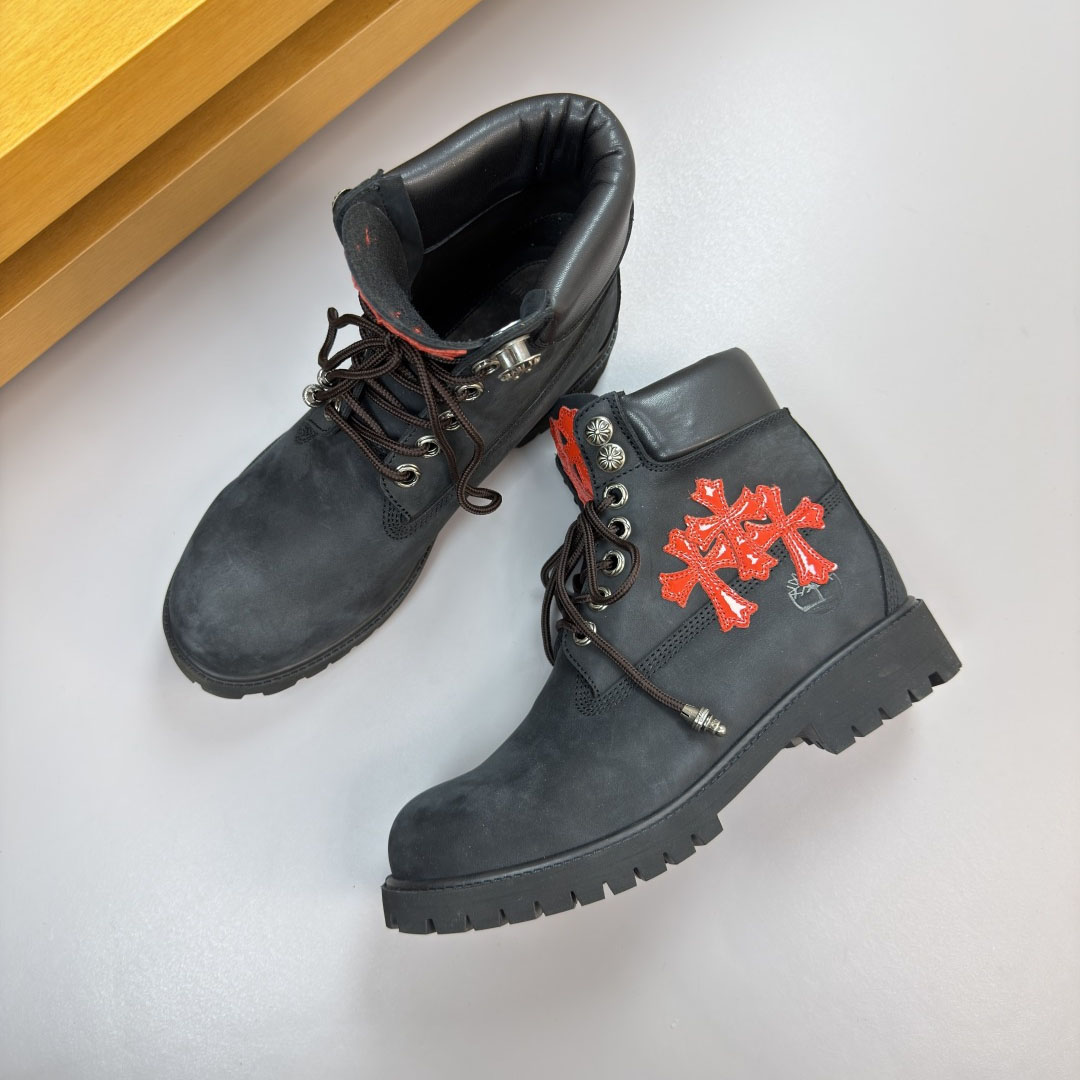 Chrome Hearts x Timberland 6-inch Boots - FashionPlug