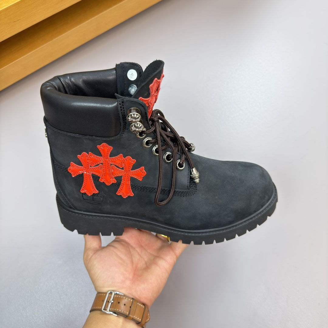 Chrome Hearts x Timberland 6-inch Boots - FashionPlug
