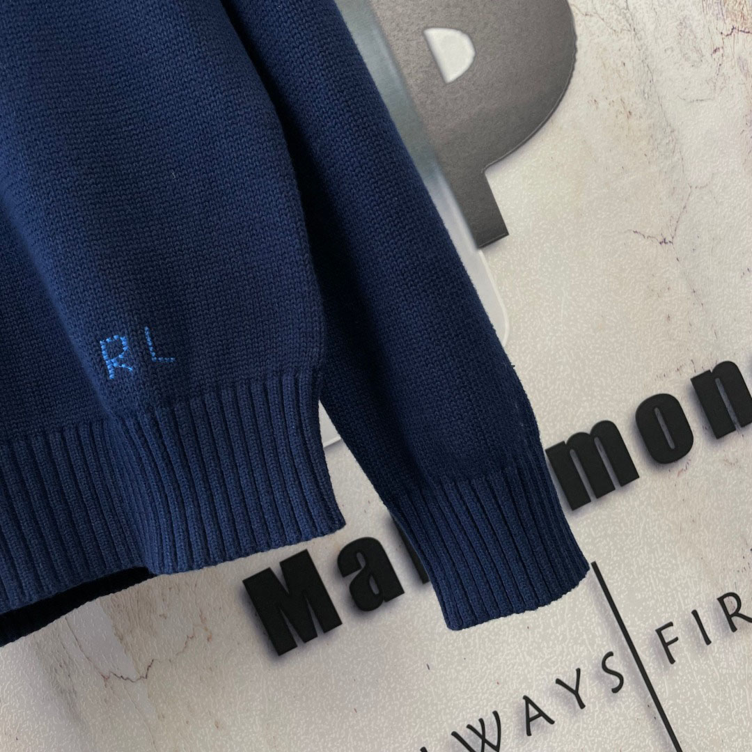 Ralph Lauren Polo Bear Cotton Sweater - FashionPlug