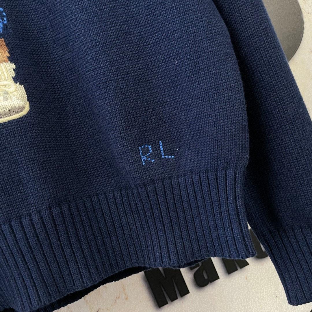 Ralph Lauren Polo Bear Cotton Sweater - FashionPlug