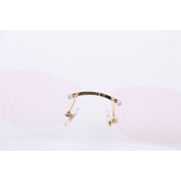 Cartier CT 5952143 Eyeglasses In Gold With Black Arms - FashionPlug