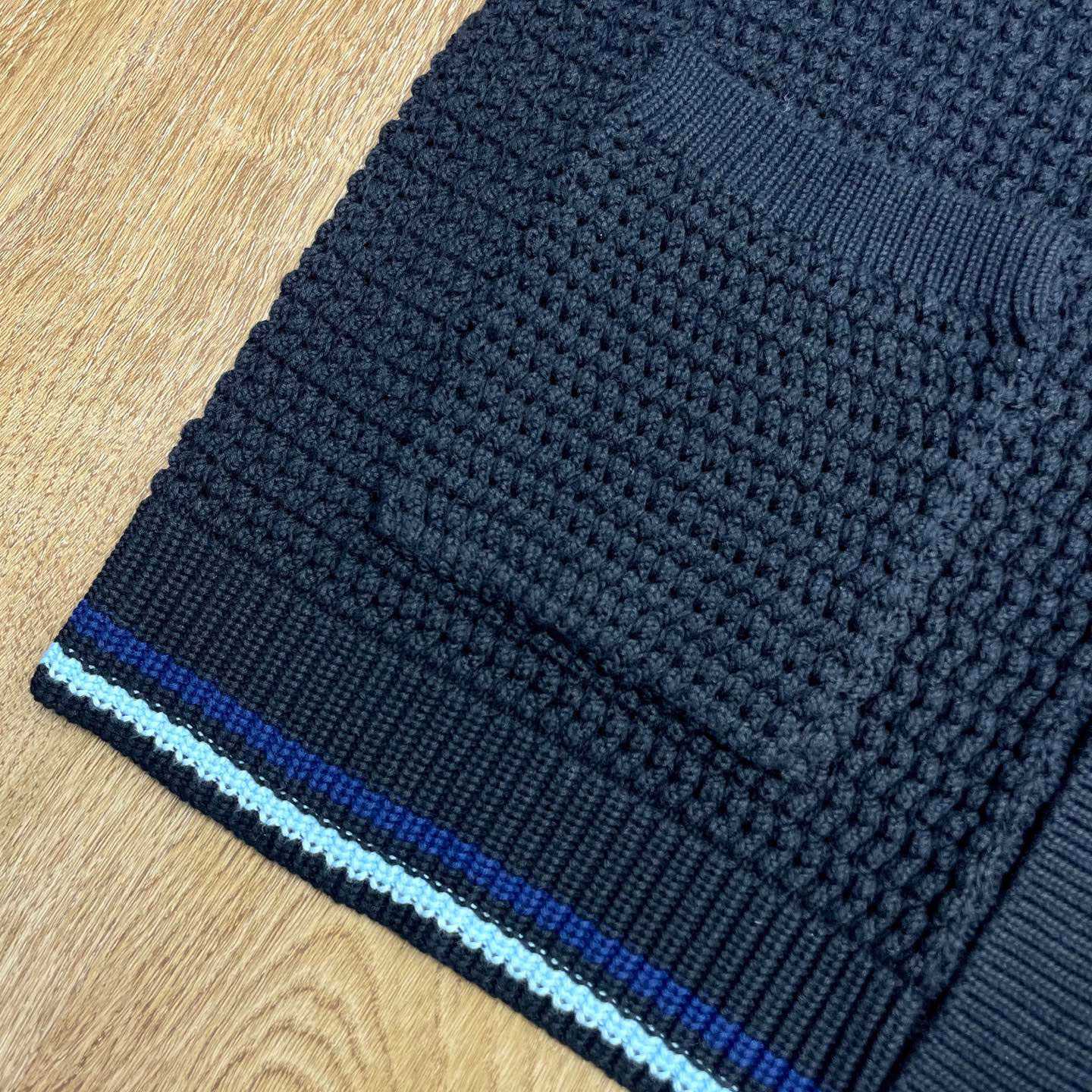 Casablanca Tennis Cotton Crochet Short Sleeve Shirt D0116 - FashionPlug