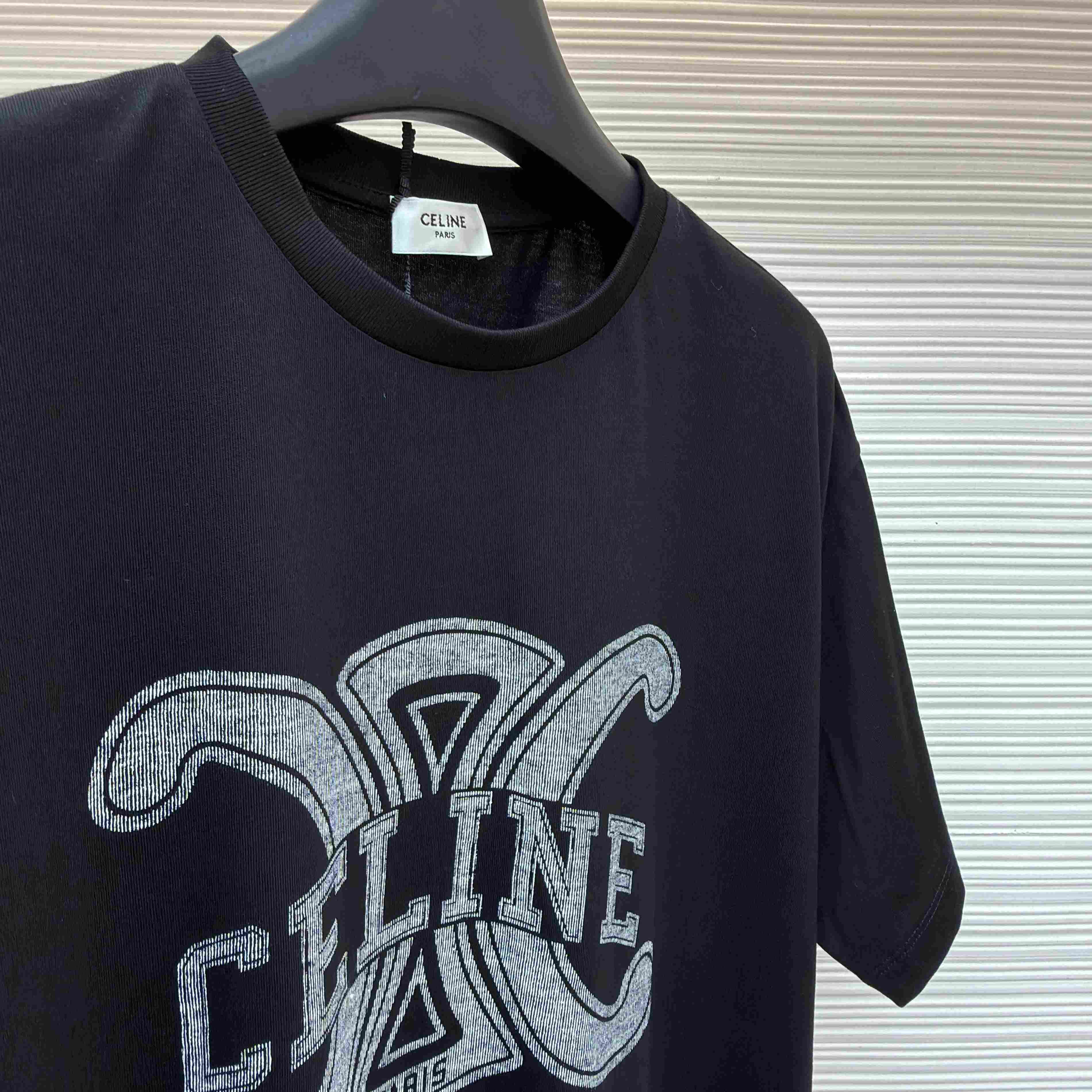 Celine  Loose T-shirt IN Cotton Jersey - FashionPlug