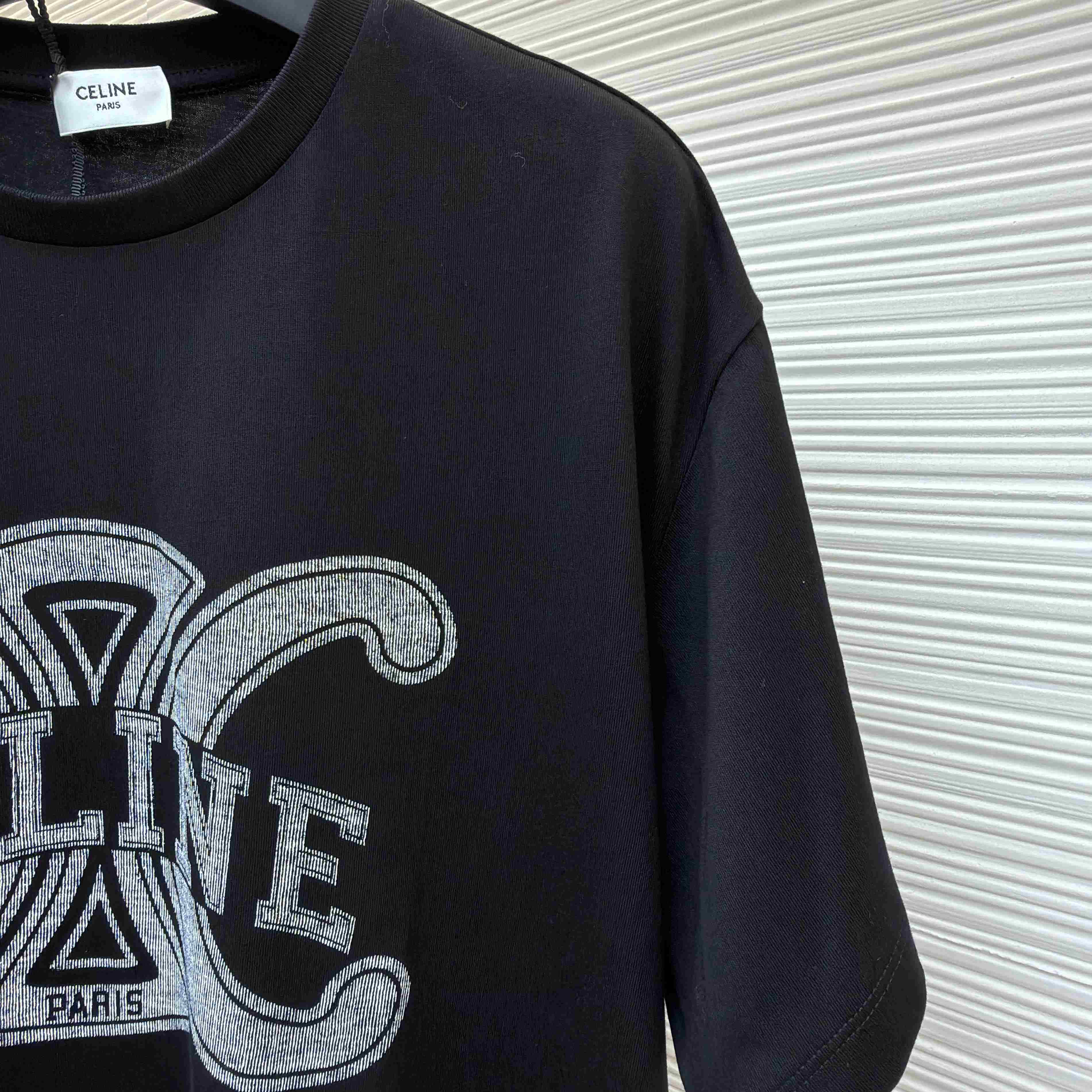 Celine  Loose T-shirt IN Cotton Jersey - FashionPlug