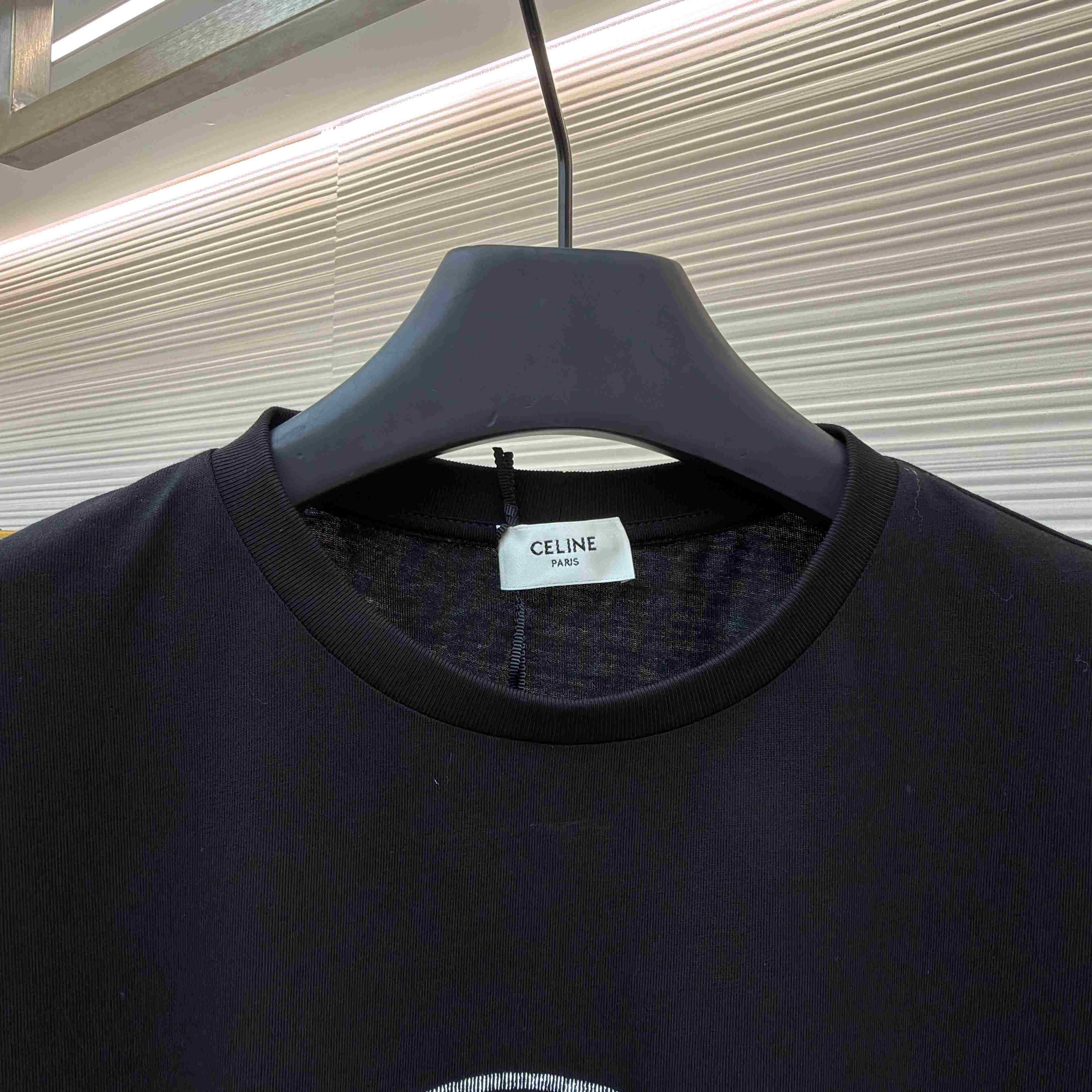 Celine  Loose T-shirt IN Cotton Jersey - FashionPlug