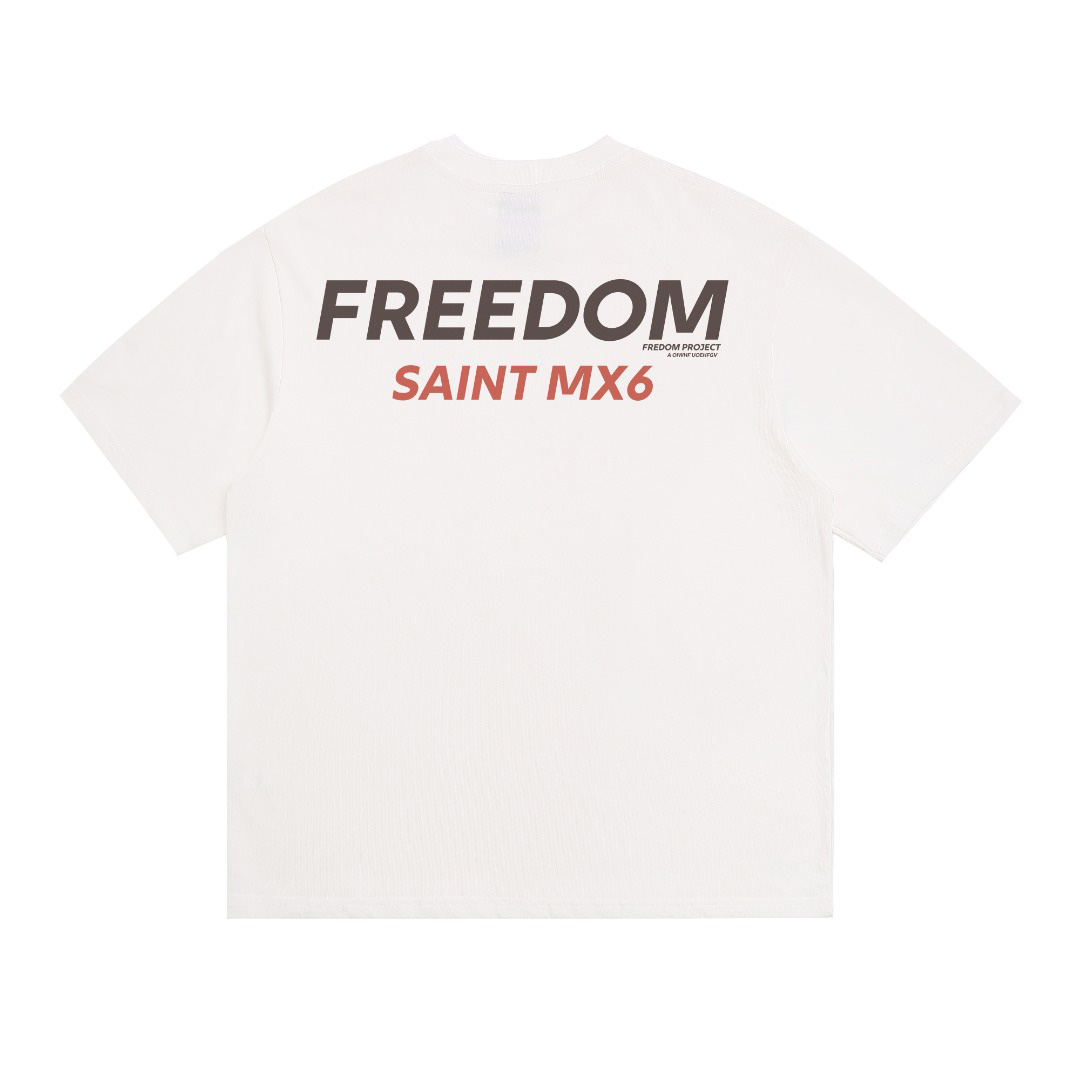 Saint Michael  Freedom Astro Short Sleeve Tee Shirt  - FashionPlug