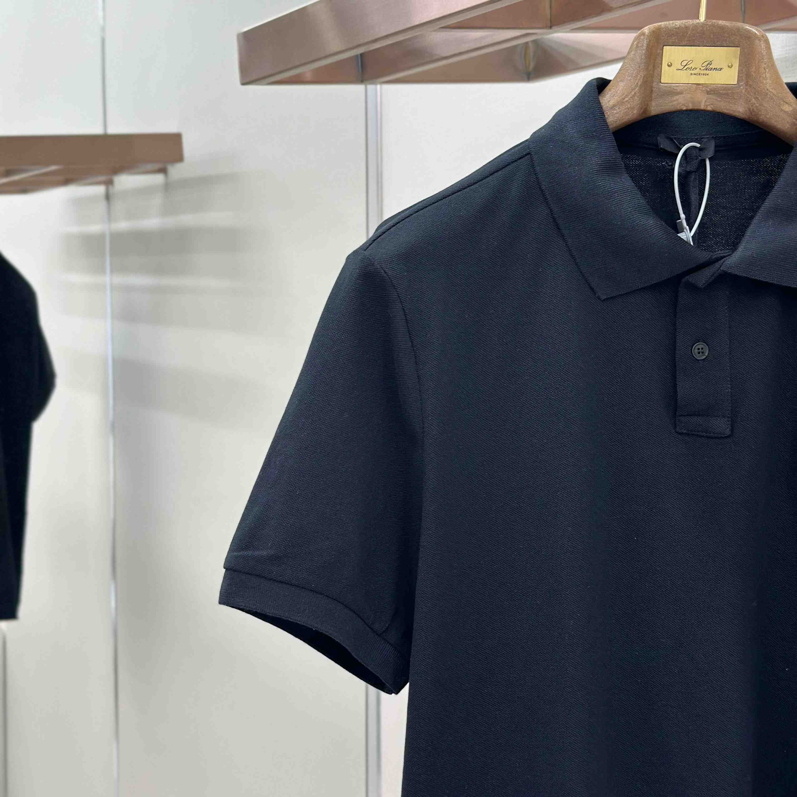 Moncler Logo Patch Cotton Piquet Polo Shirt - FashionPlug